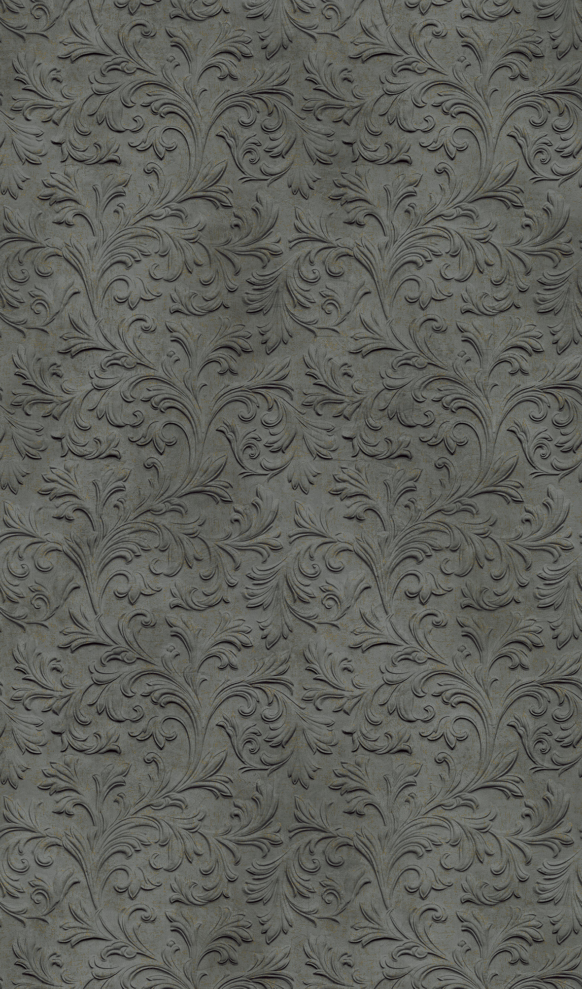 Fotobehang met damastmotief antraciet,Ornamental 2,70 x 1,59 m