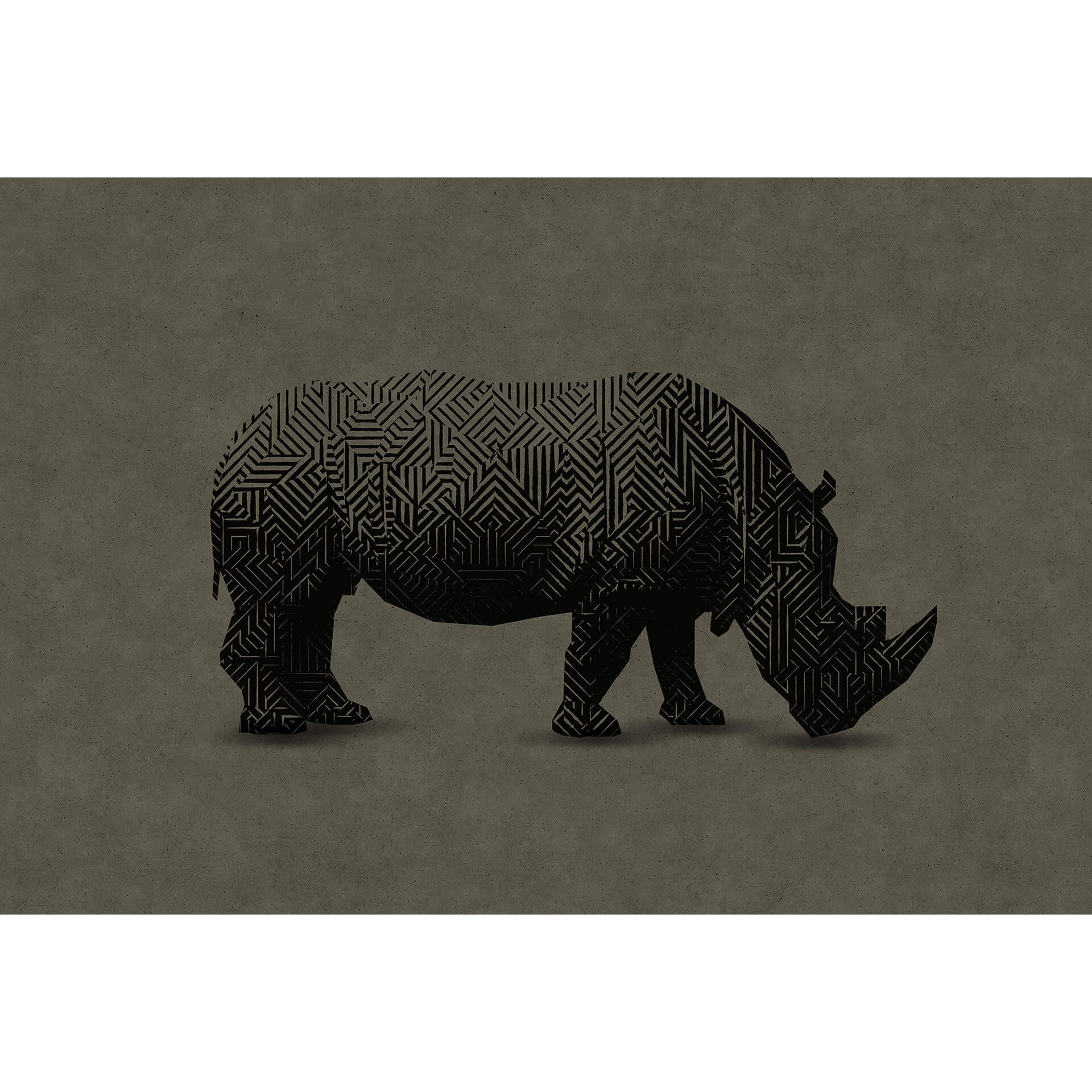 Livingwalls Fotobehang Walls by Patel rhino 1