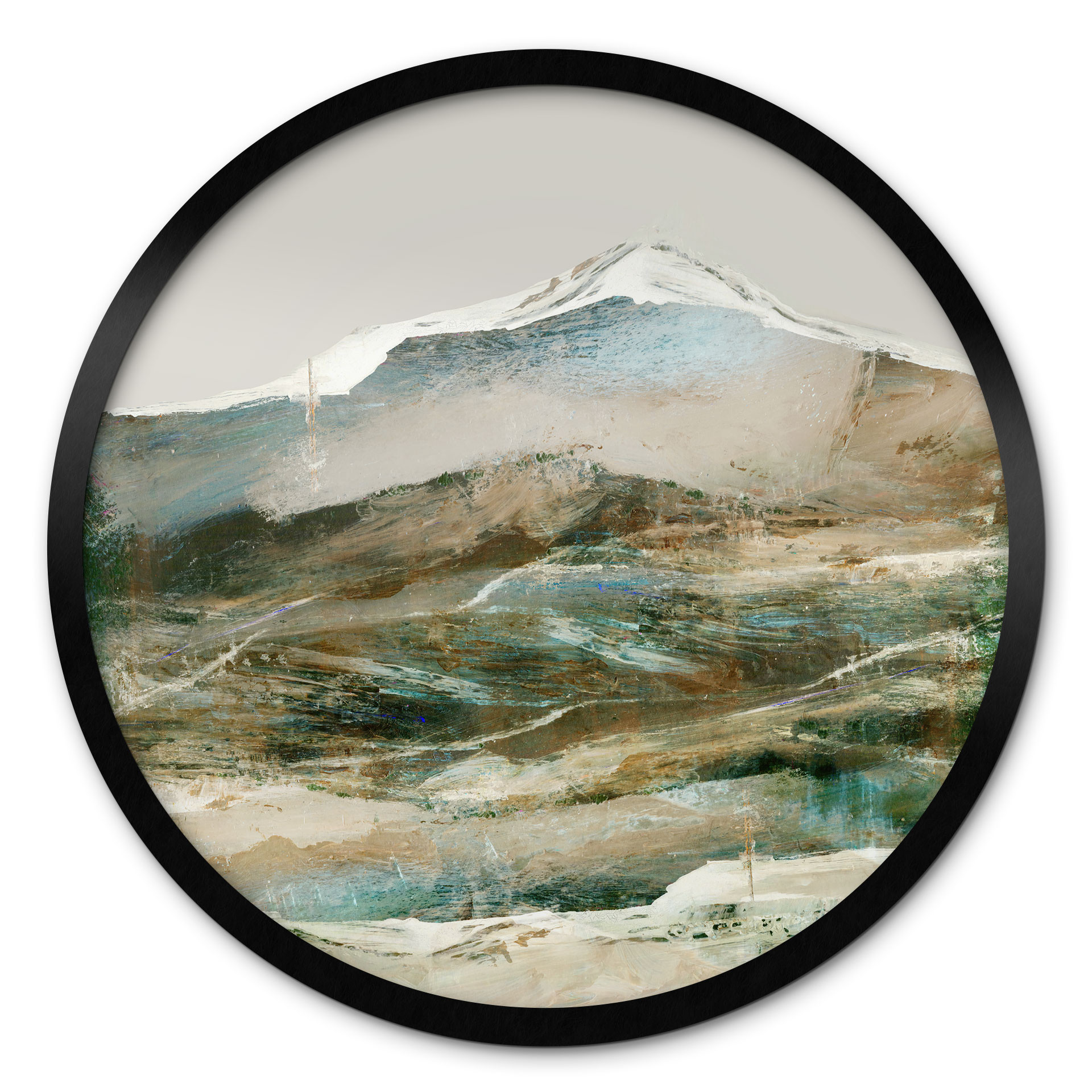 Poster Montagnes abstraites - Hobday
