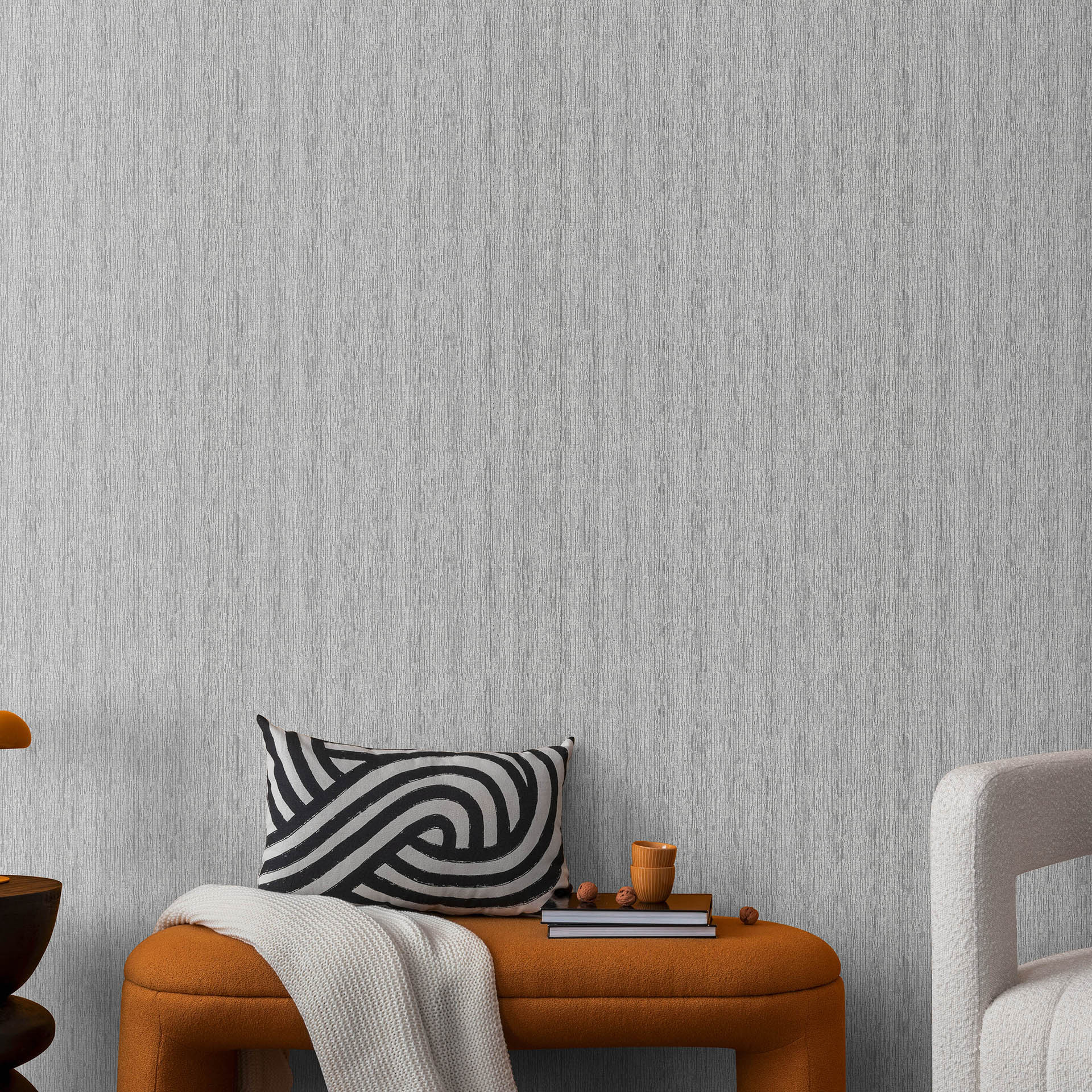 Guido Maria Kretschmer unit behang Echo & Soft Loom Fashion for Walls 5 zilver
