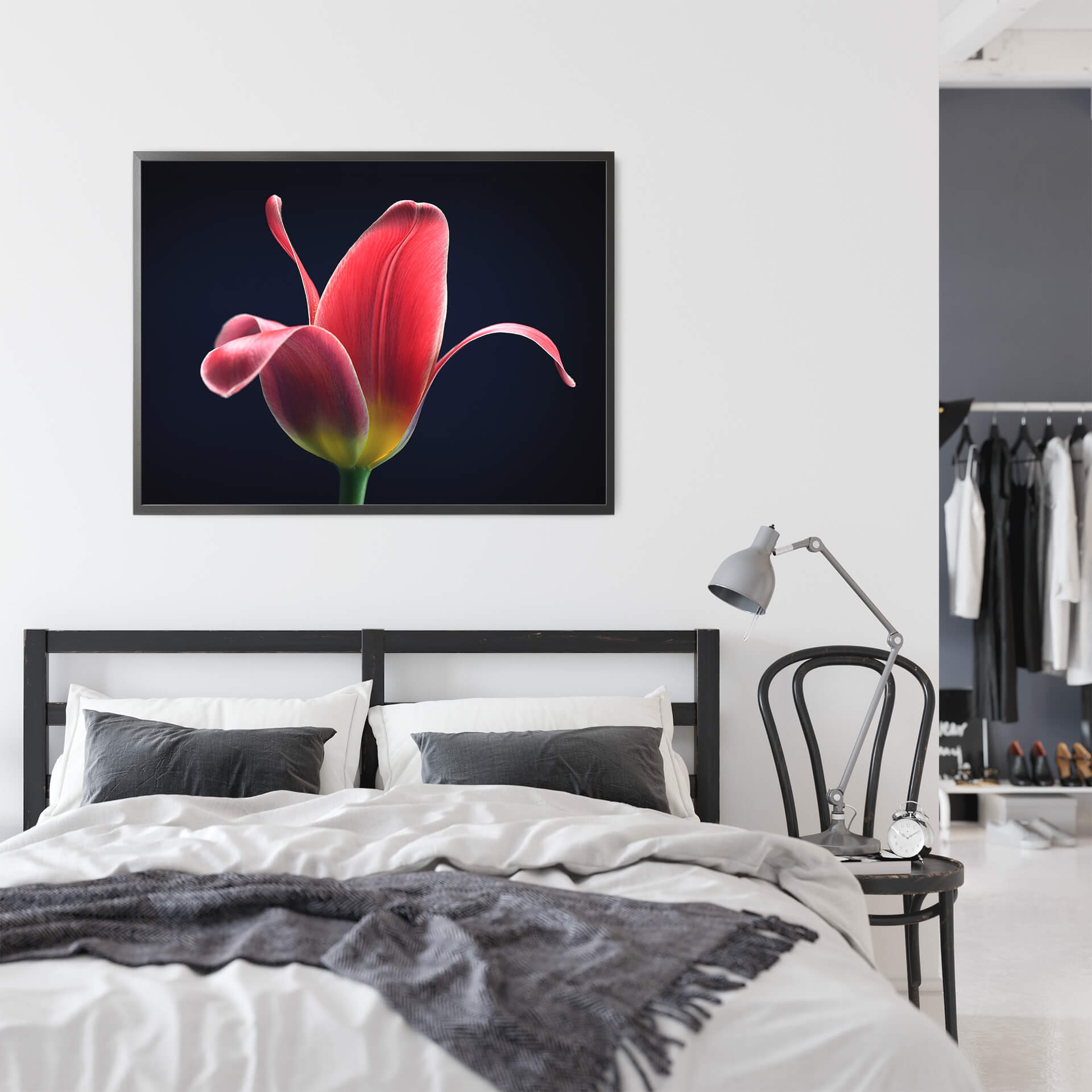 Plakat Grønkjær - Pierwszy tulipan