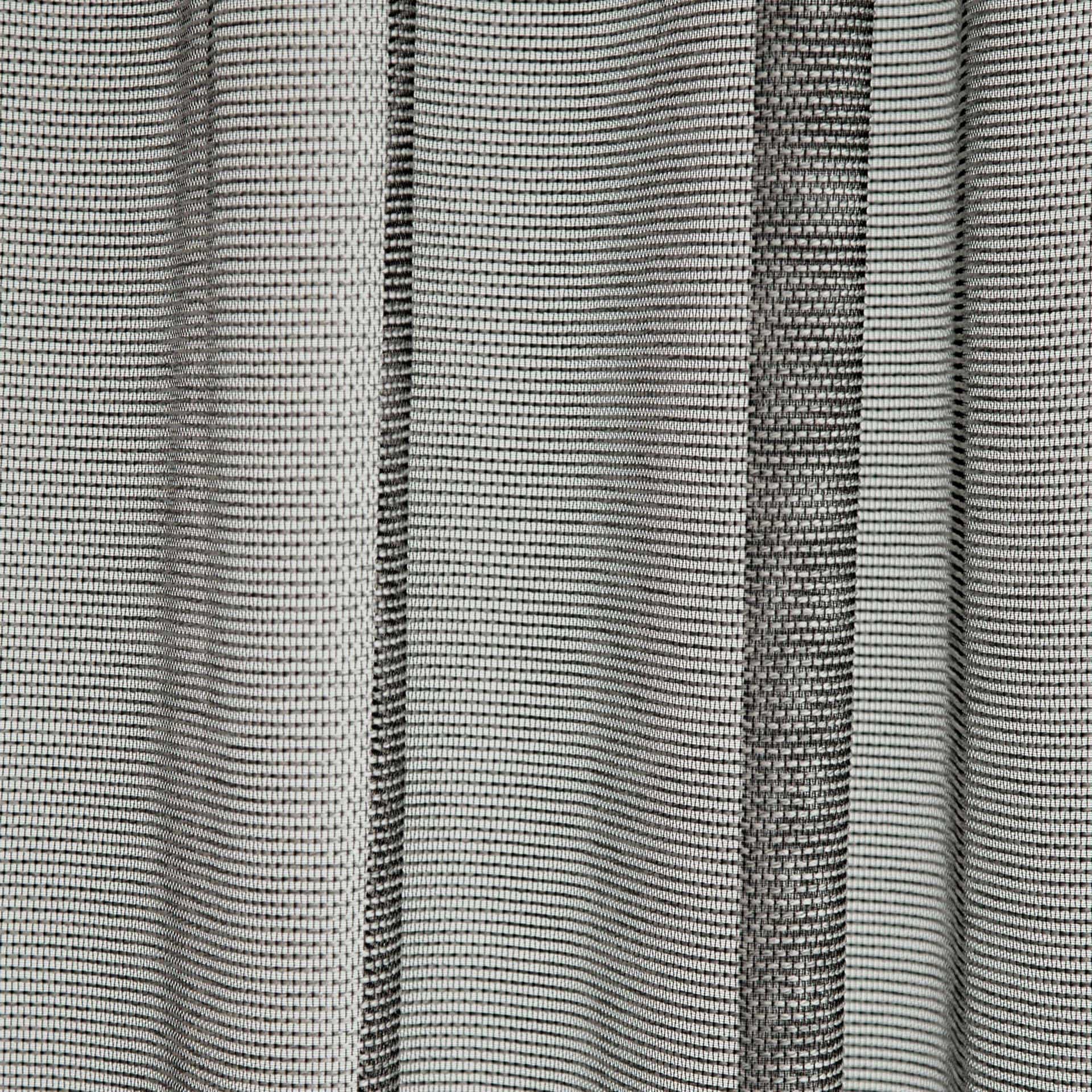 Ösenvorhang silber und anthrazit - Uni Ösenschal - Uni Gardine