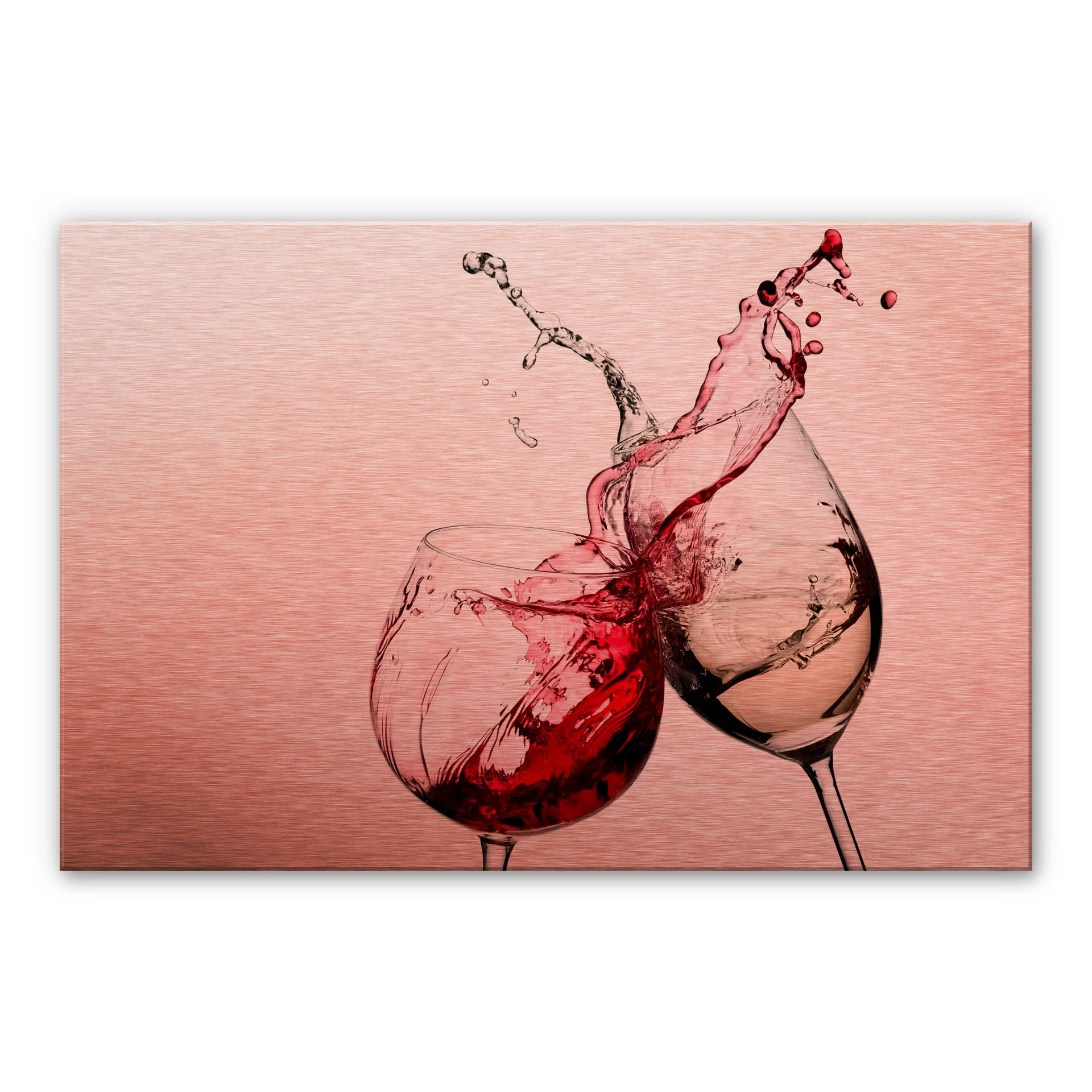 Pannello paraschizzi - Bicchieri di vino