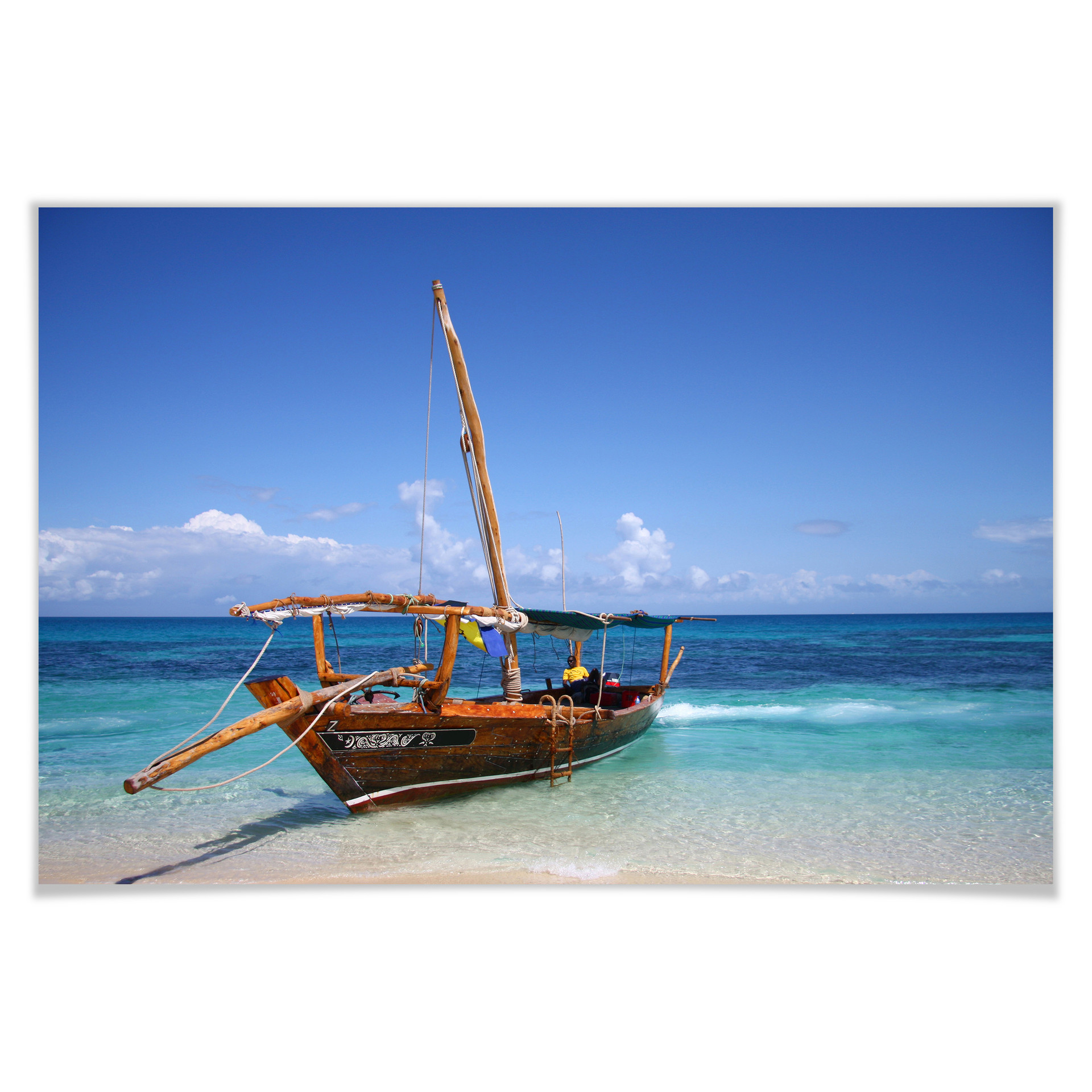 Poster - Caribbean Sailboat