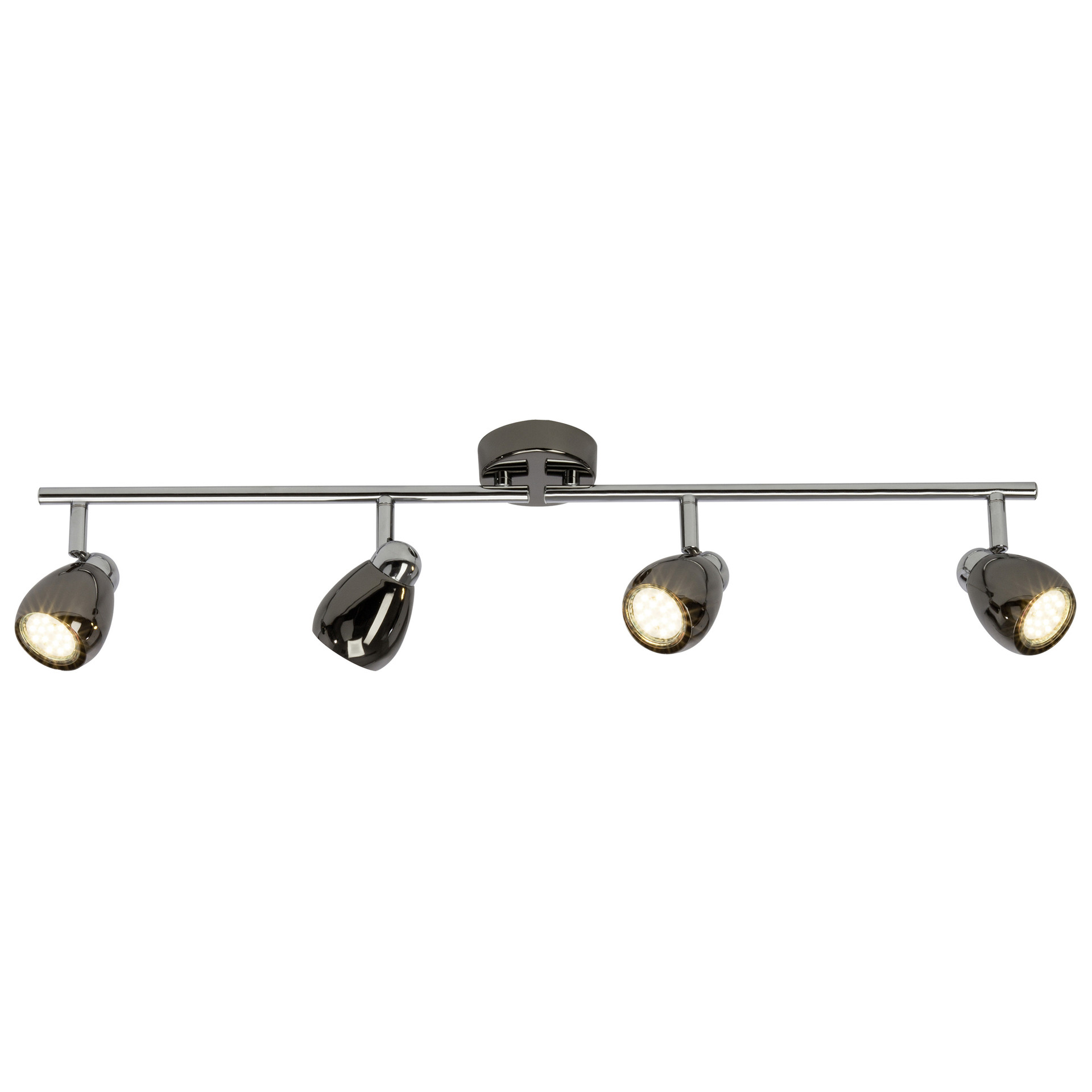 Spotrohr Lino, metallic, 13 x 71 cm, Metall Strahler