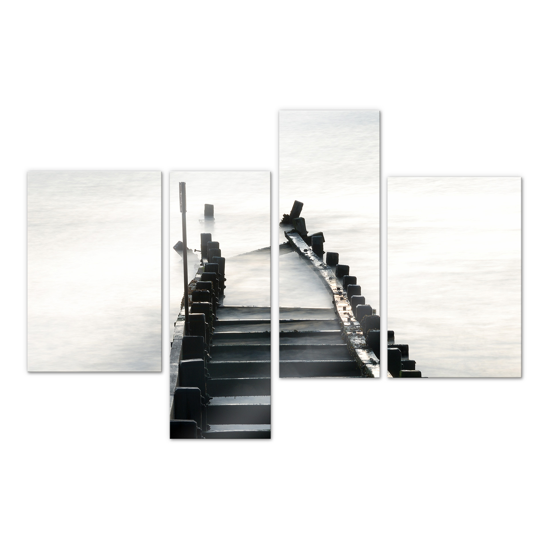 Akrylbillede Way to nowhere 01 (4-delt)
