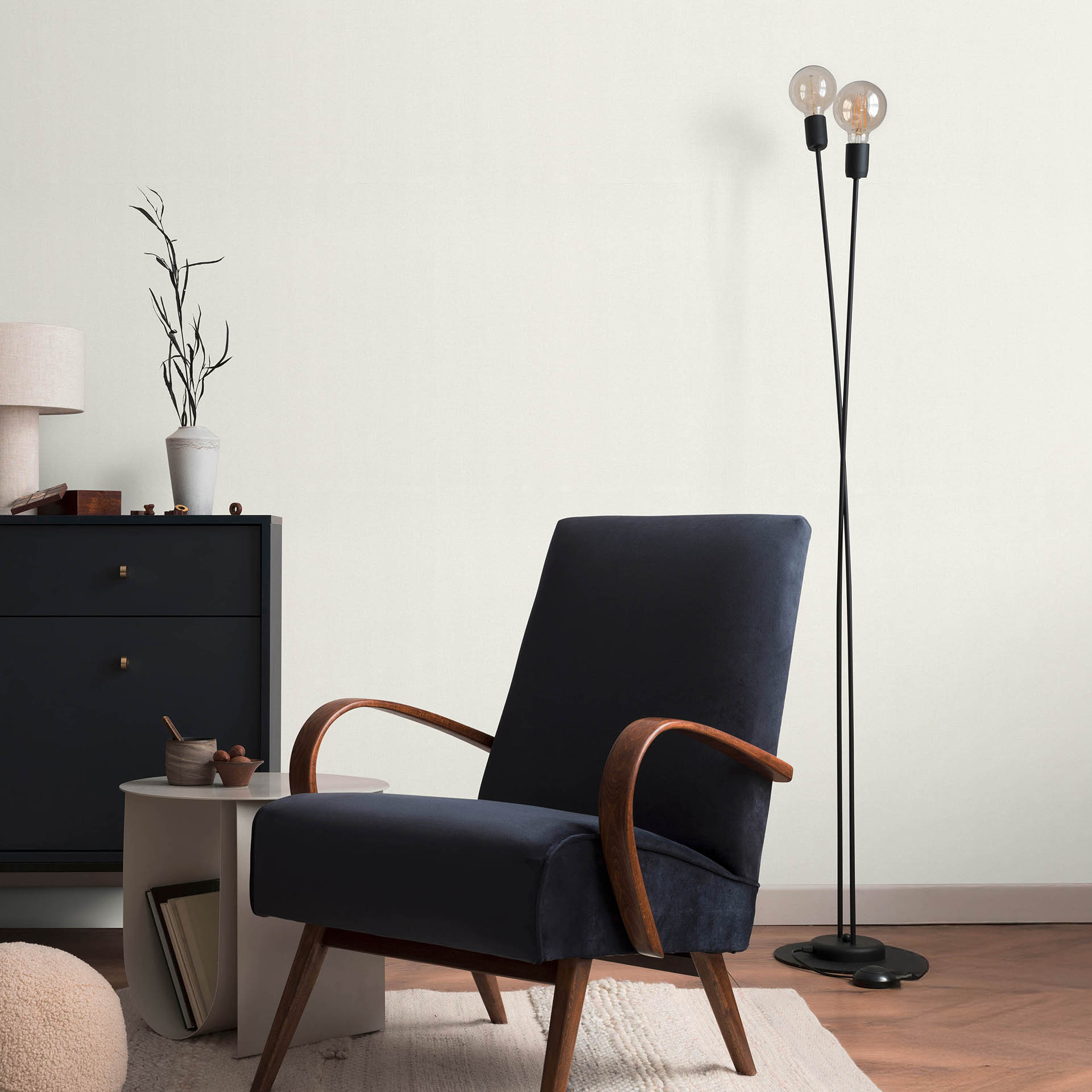 Guido Maria Kretschmer unit behang Echo & Soft Loom Fashion for Walls 5 wit