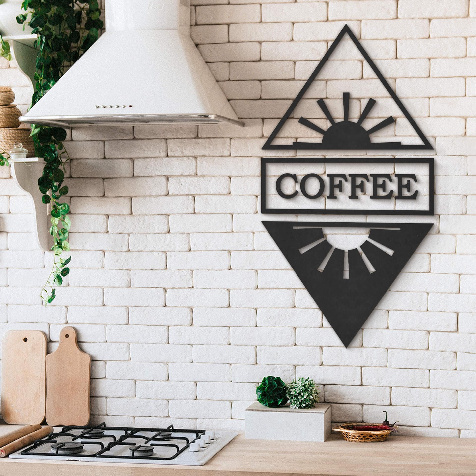 Decoro in MDF - Coffee (9-pezzi)
