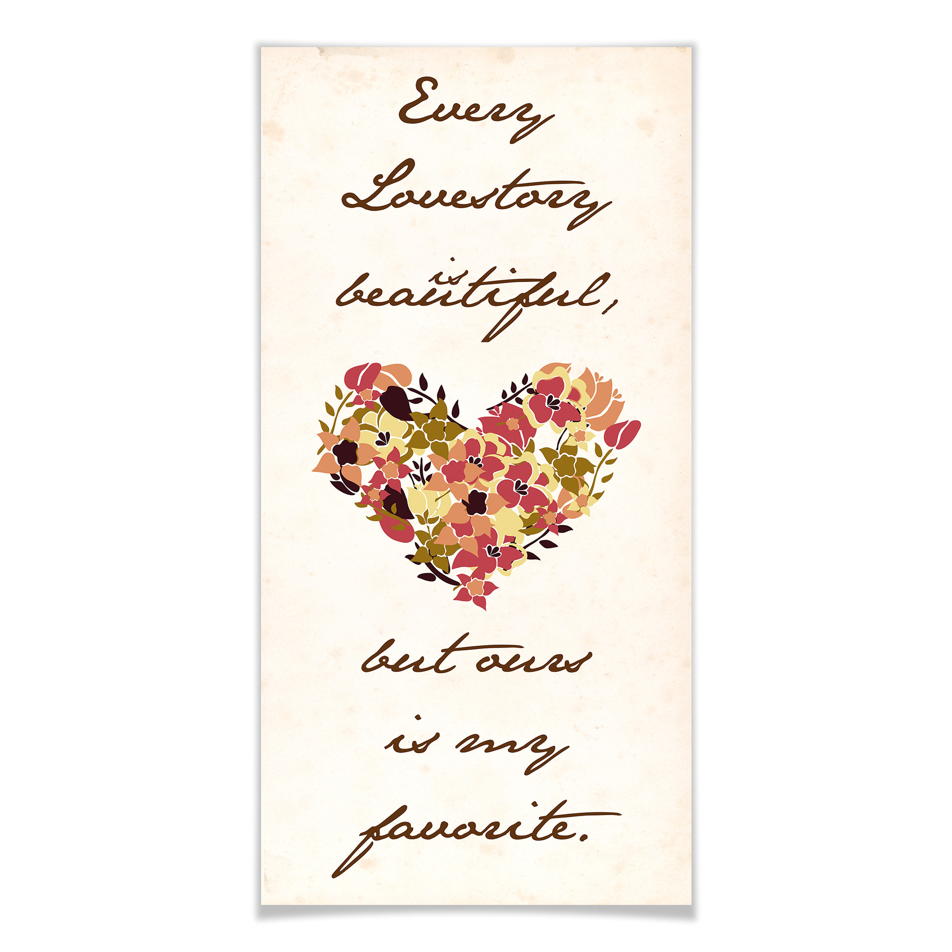 Poster Every Lovestory is beautiful