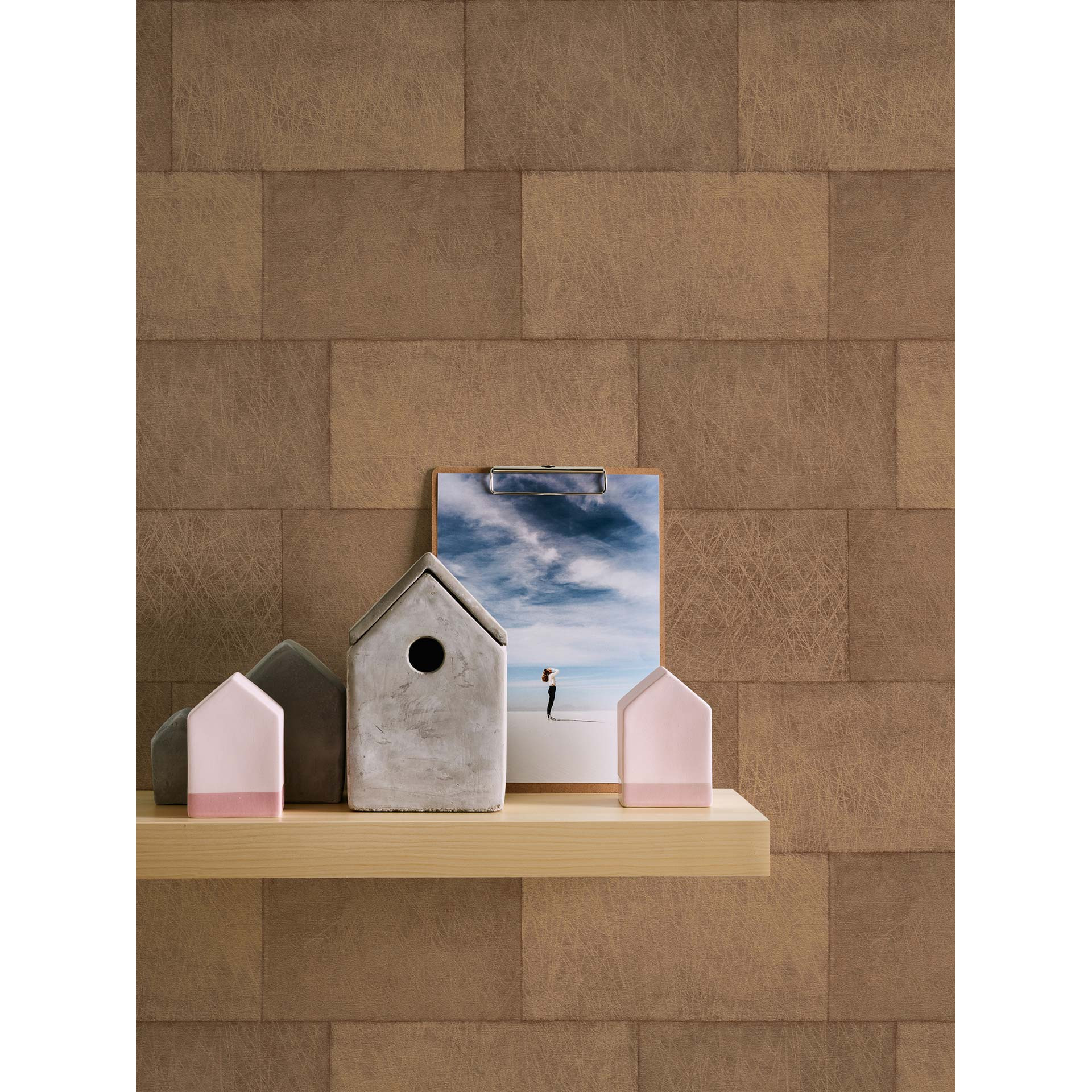 Livingwalls Titanium 3 - Stenen look Vliesbehang