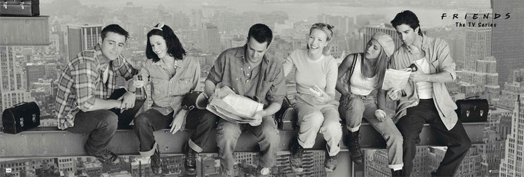 Filmposter Friends - Skyscraper, Plakat (158 x 53 cm)