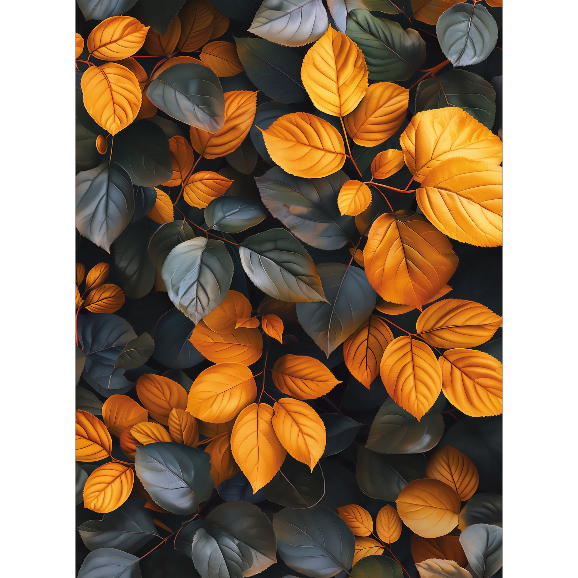Glinsterende bladeren in de herfst | planten Fotobehang - Jaszke
