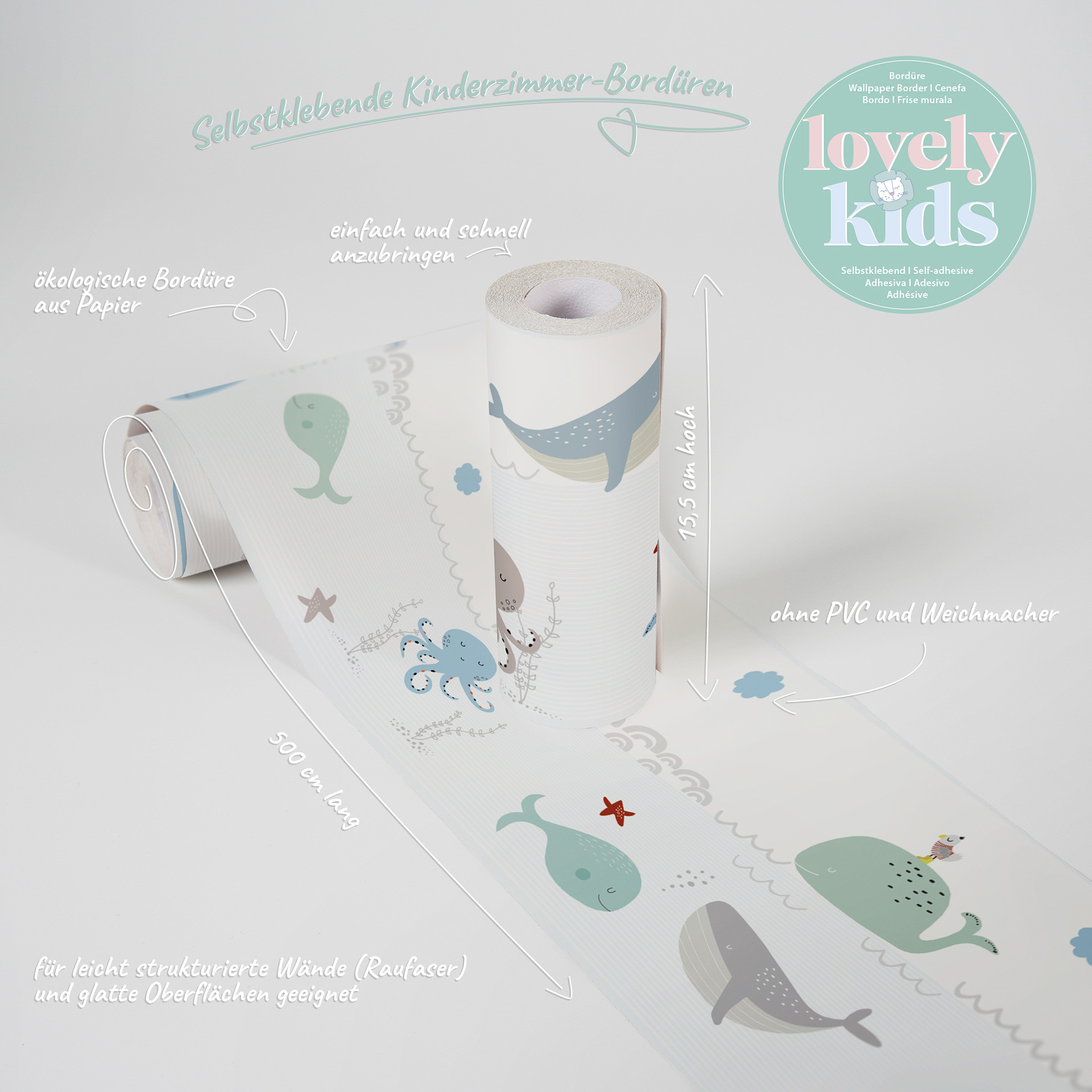 Bordo autoadesivo - Lovely Kids Oceano
