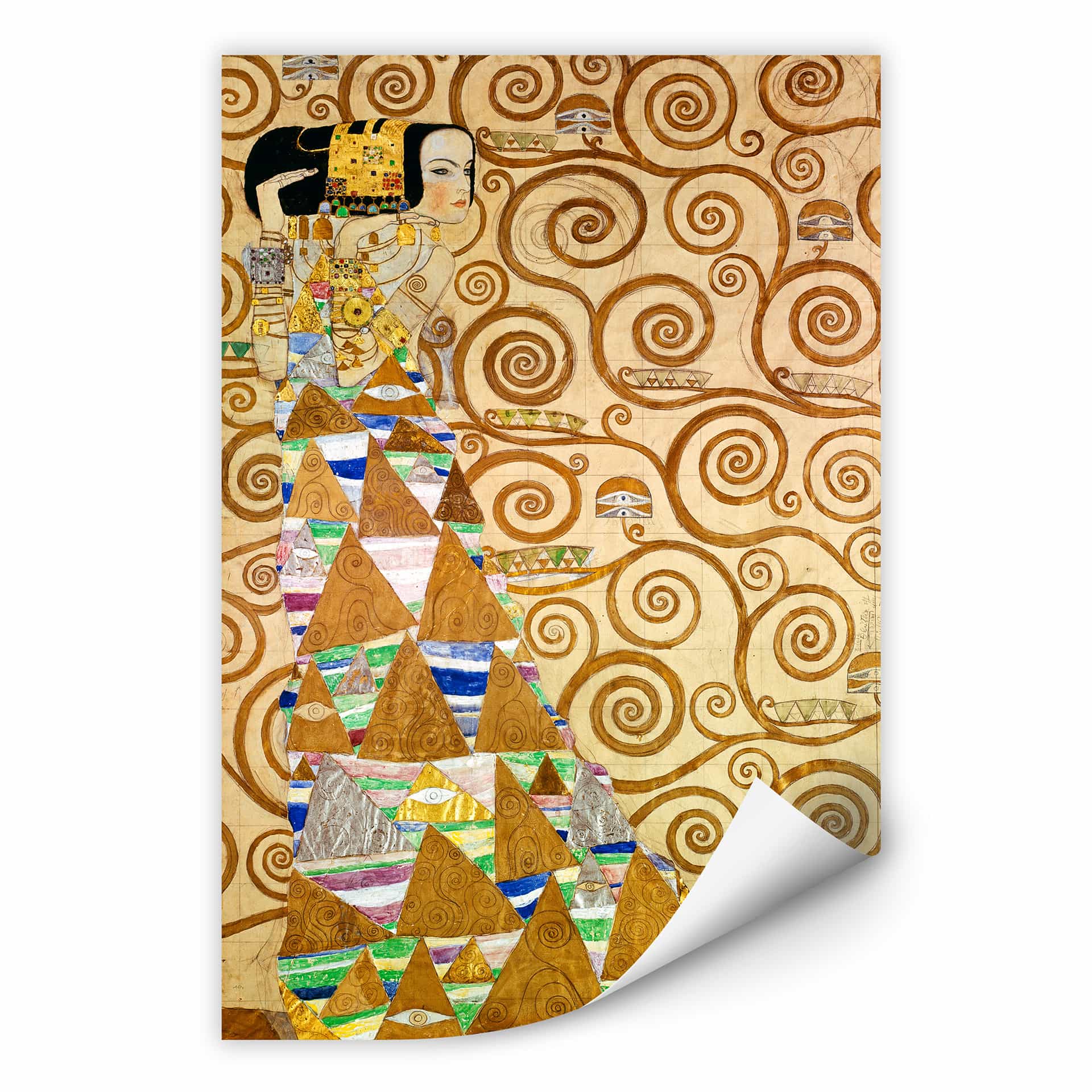 Wallprint W - Klimt - Die Erwartung