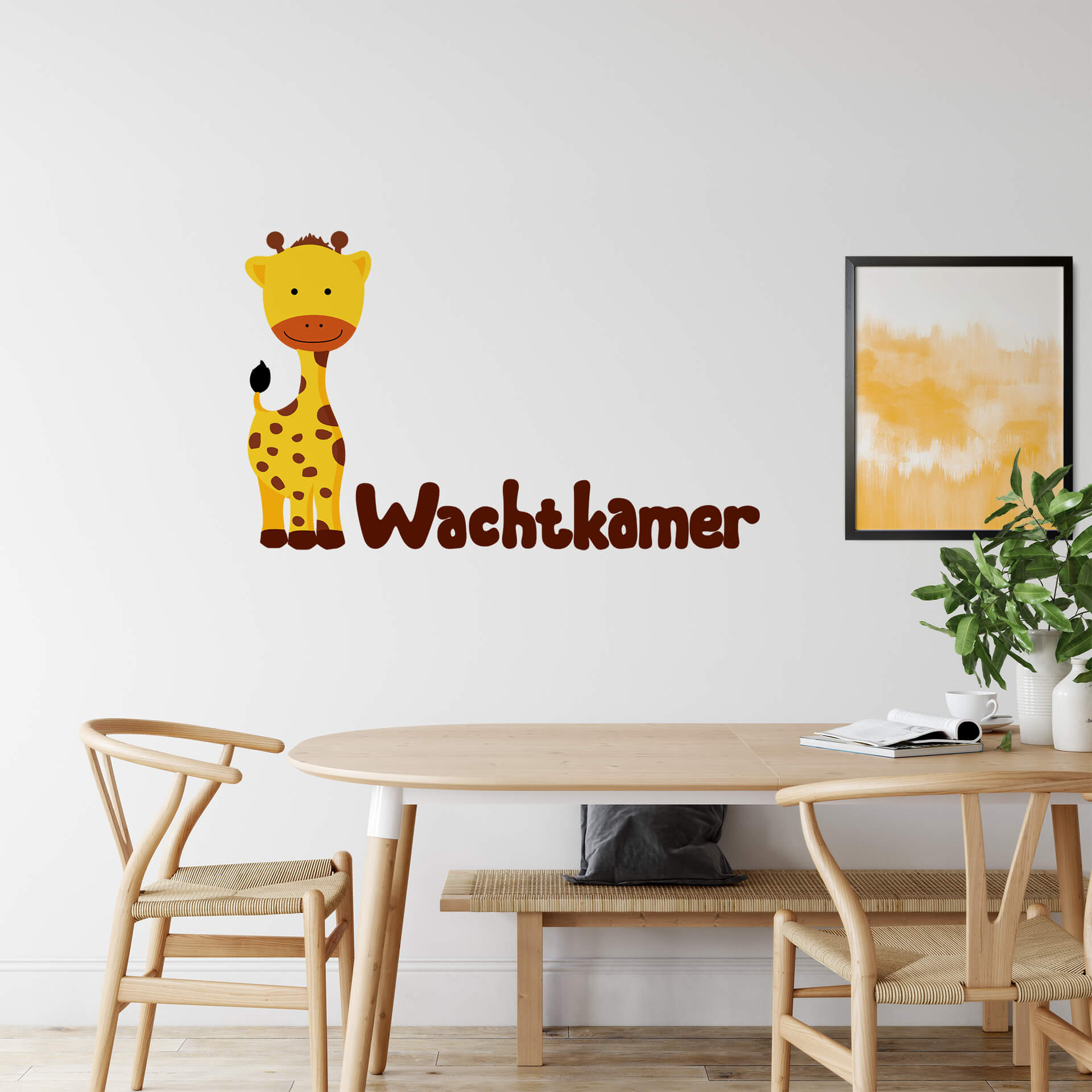 Wandtattoo Wachtkamer