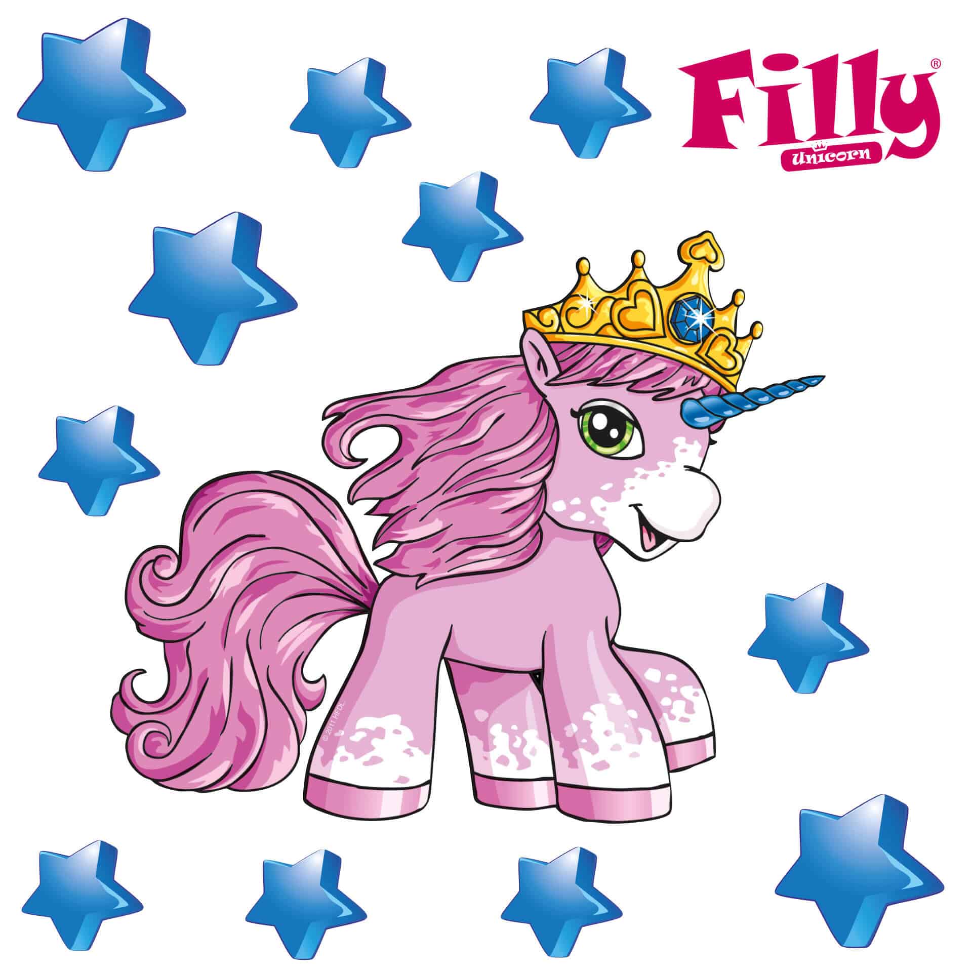 Wallsticker Filly Unicorn Dreams Luna