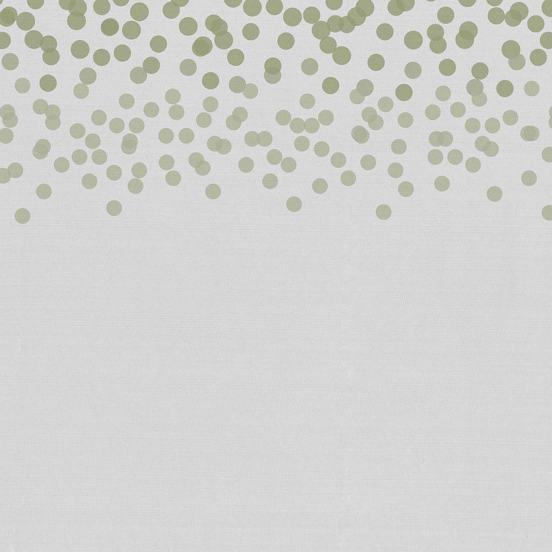FallingDots1 design behang in grijs groen - vliesbehang Designwalls 2 - 2,55 x 3,5 m