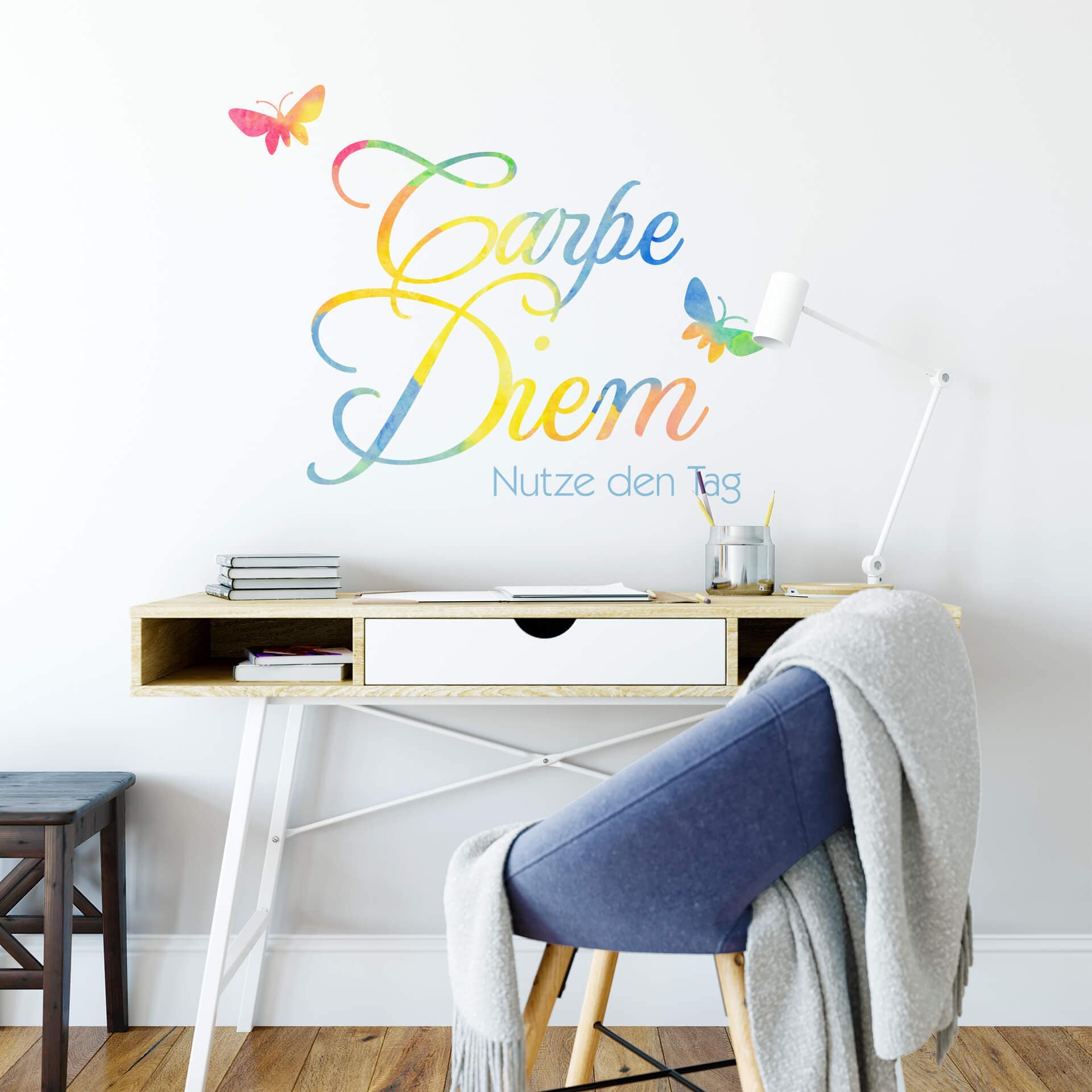 Sticker mural - Aquarell Carpe diem...