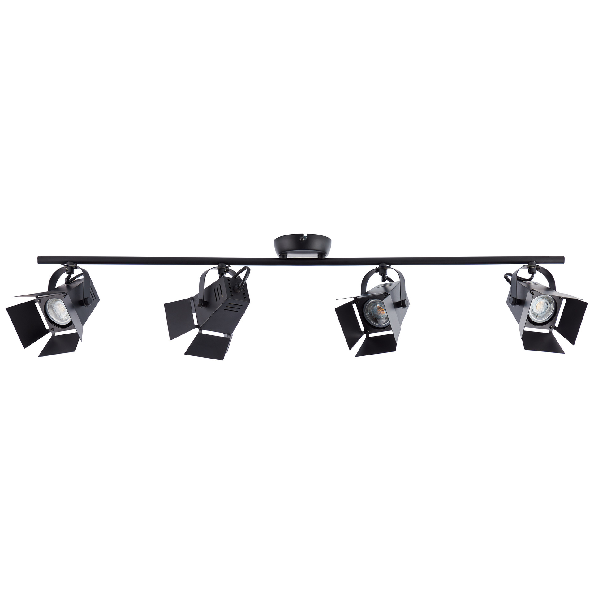 Spotrohr Lola, schwarz, 16,5 x 84 cm, Metall Strahler