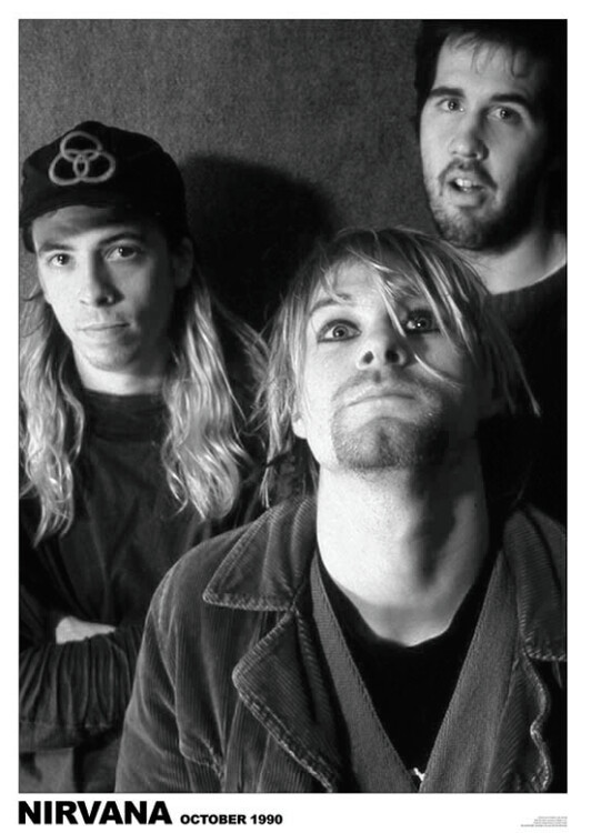 Poster Nirvana - October 1990, Plakat (59,4 x 84,1 cm)