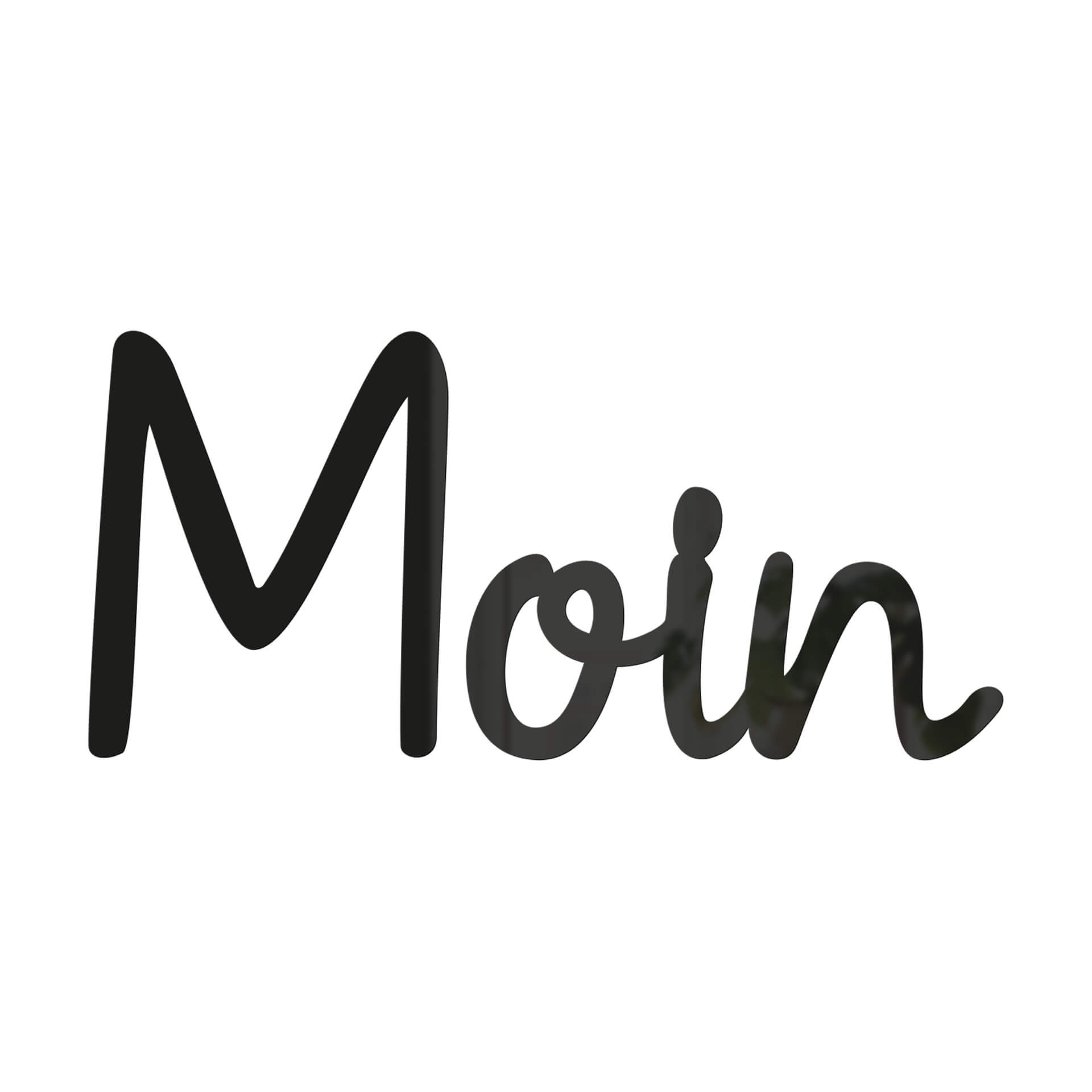 3D Schriftzug Moin - maritime Deko - Acryldeko