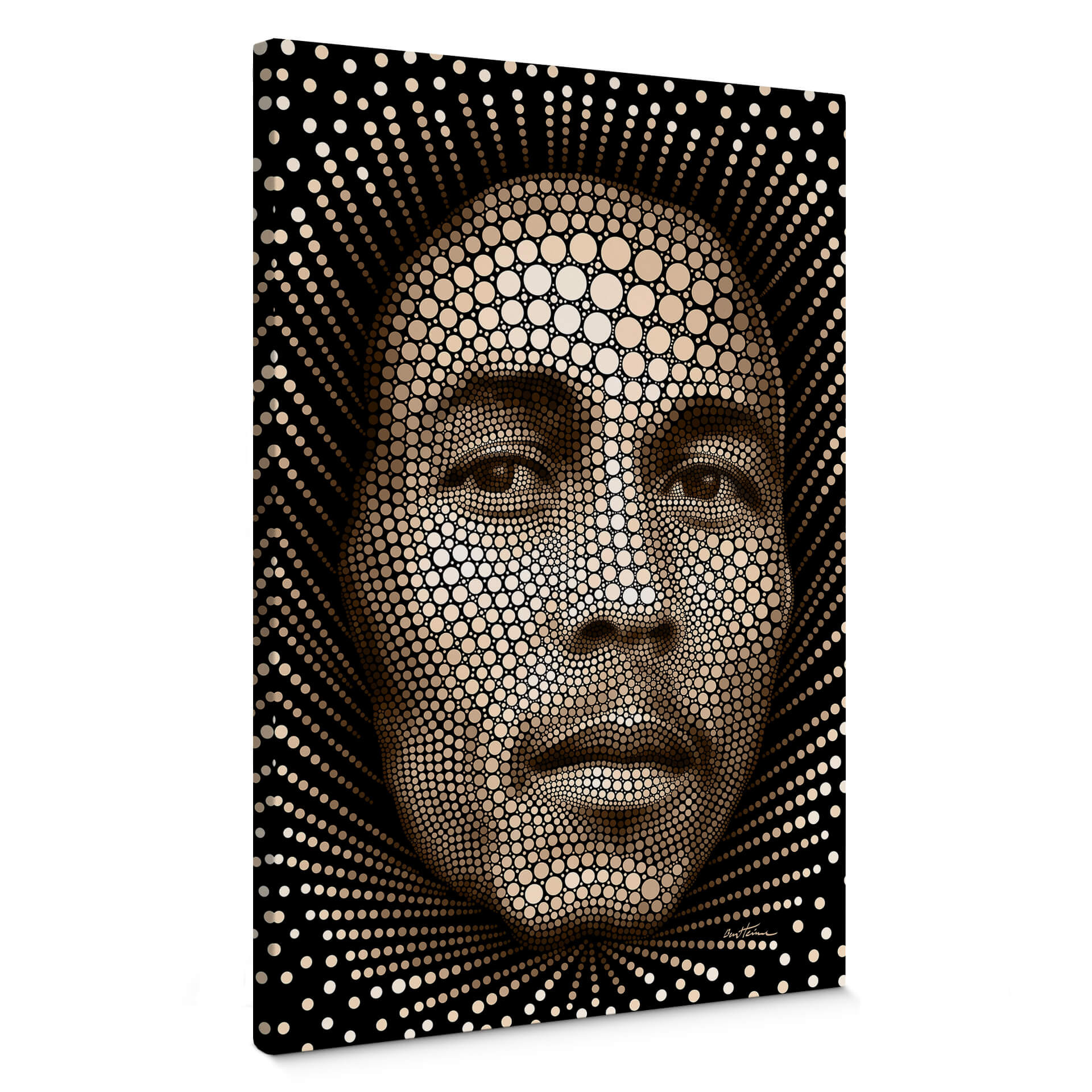 Obraz na płótnie Ben Heine - Circlism: Bob Marley