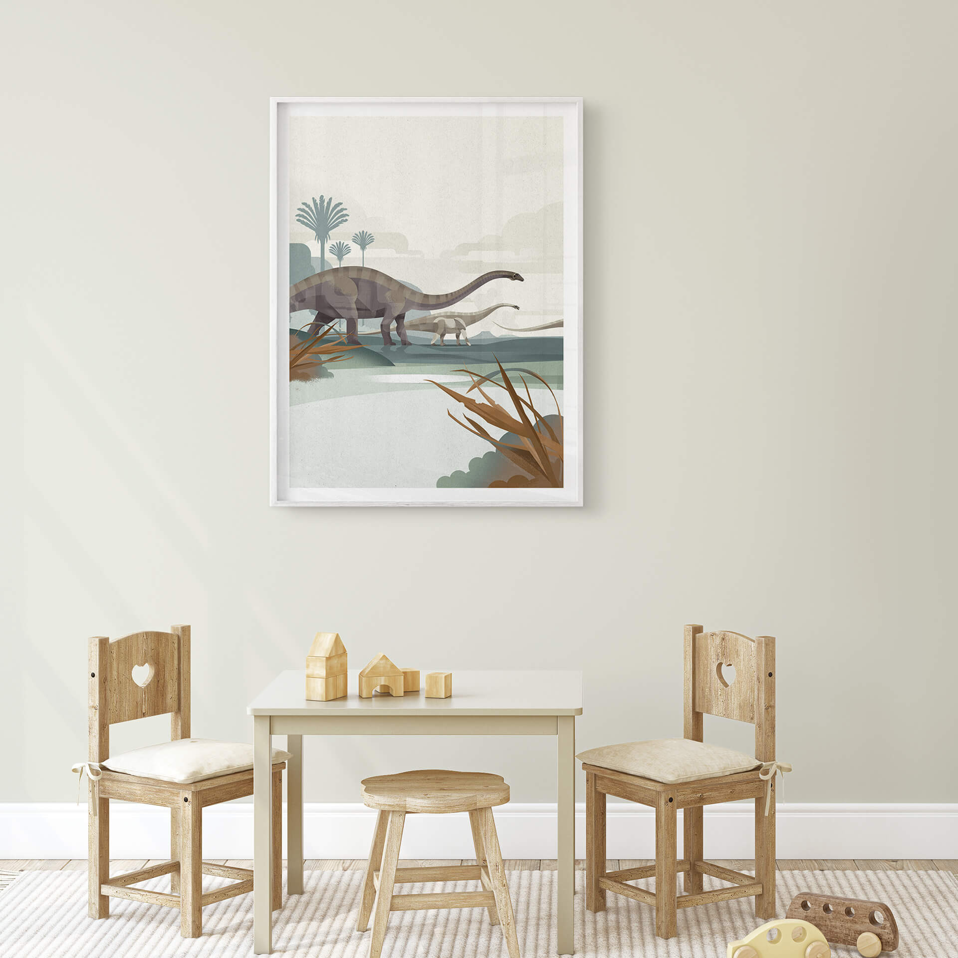 Plakat Brown - Diplodocus