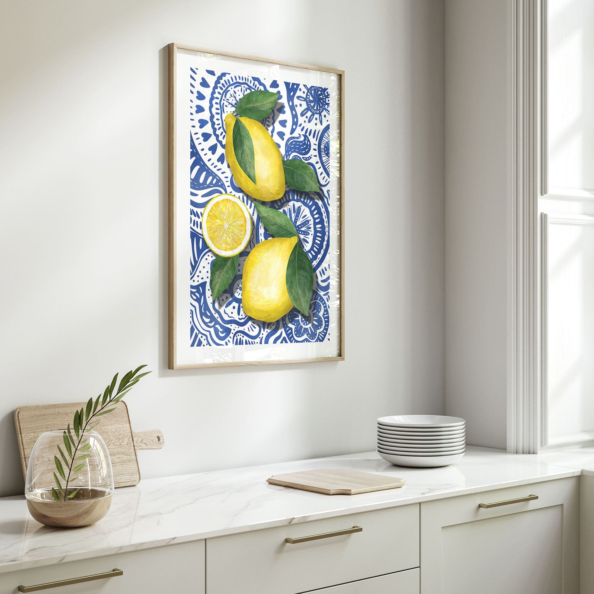 Plakat z sycylijskimi cytrynami - EMELIEmaria