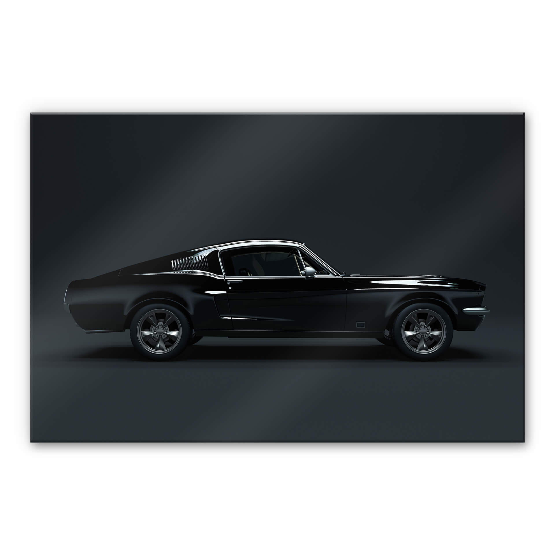 Akrylbillede i glas - Muscle Car