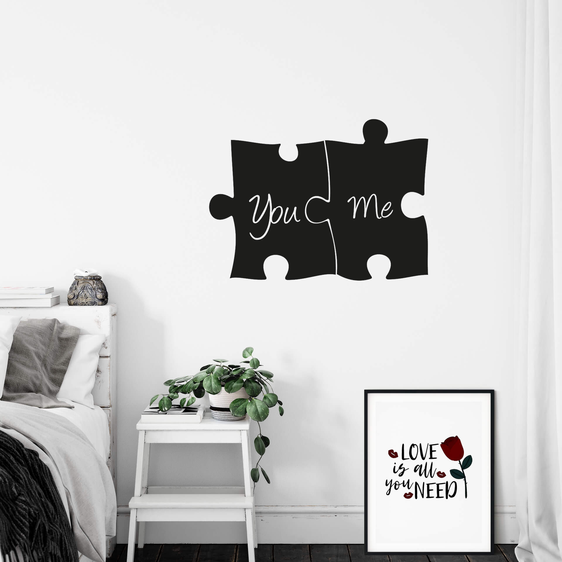 Wallsticker Puslespilsbrikker