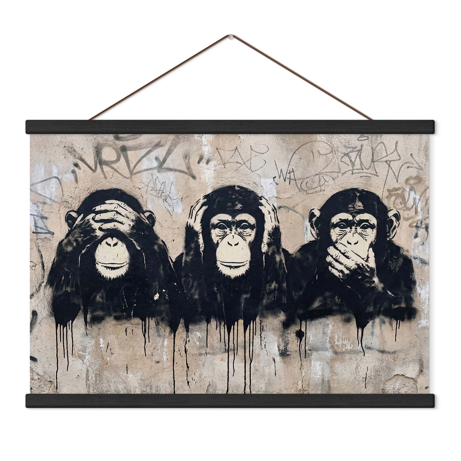 Tekstil plakat Tre Aber Streetart Graffiti - Magnusson