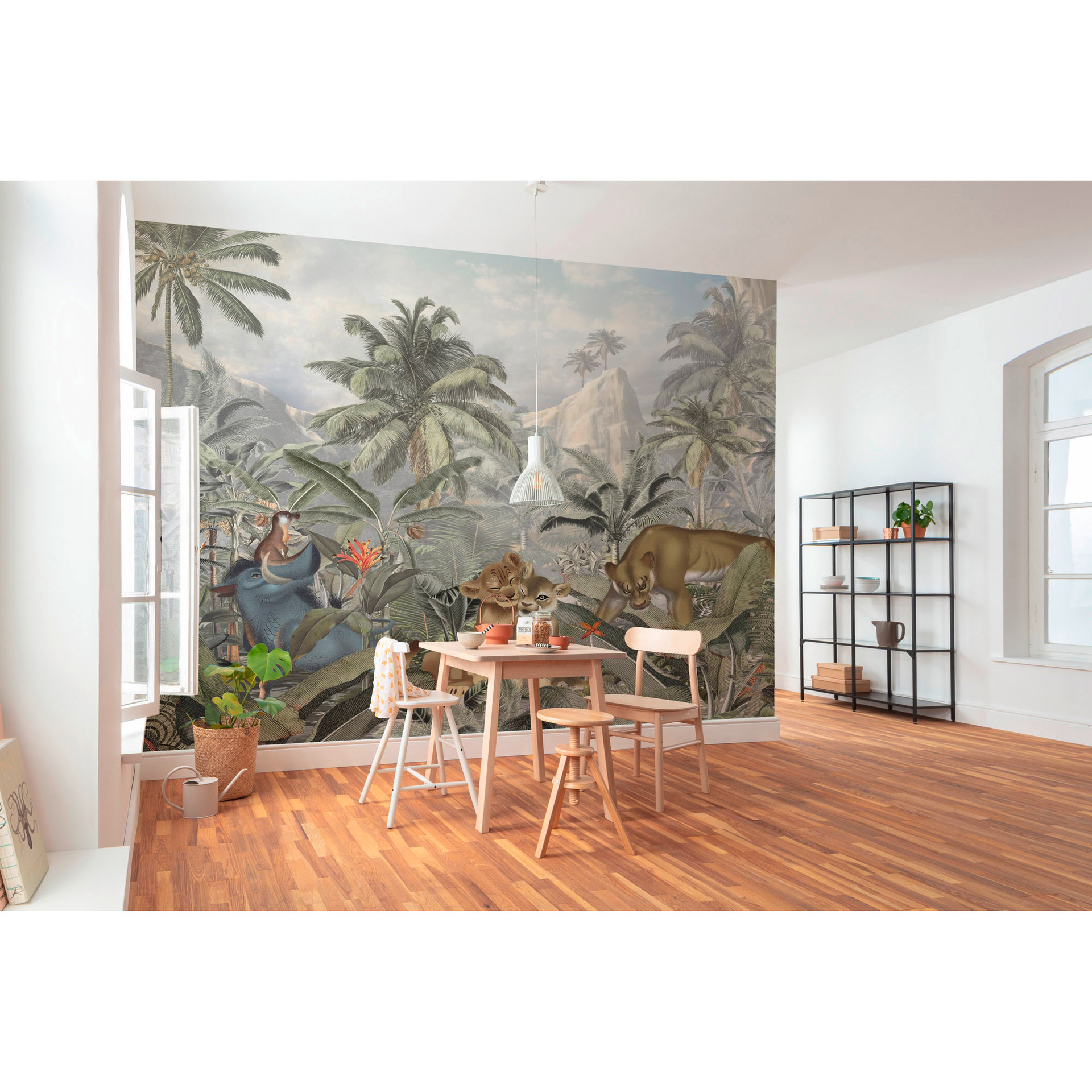 Vlies behang - Lion King Hills - 300 x 280 cm