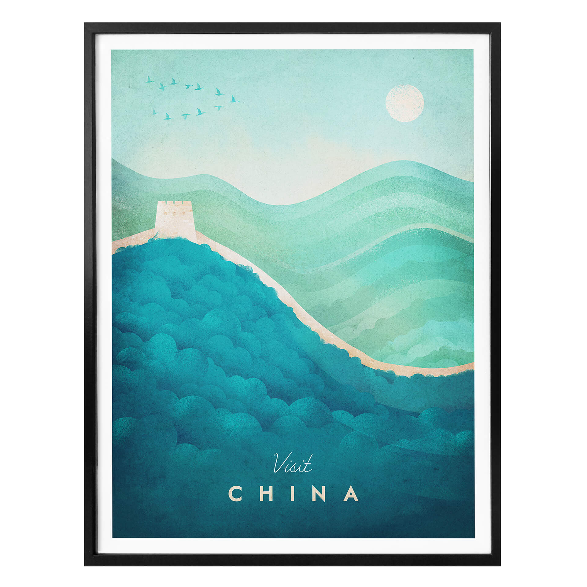 Poster Rivers - Chine