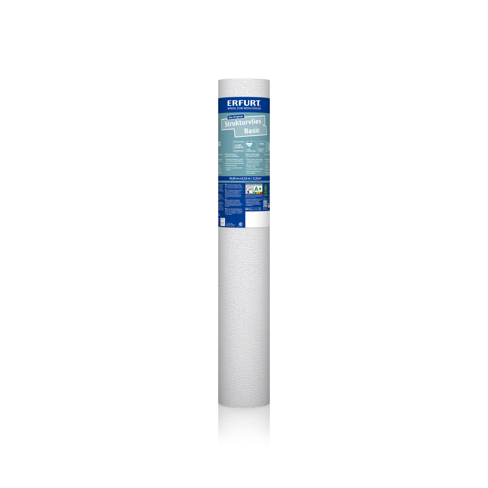 Erfurt Basic 403 tekstureret non-woven tapet
