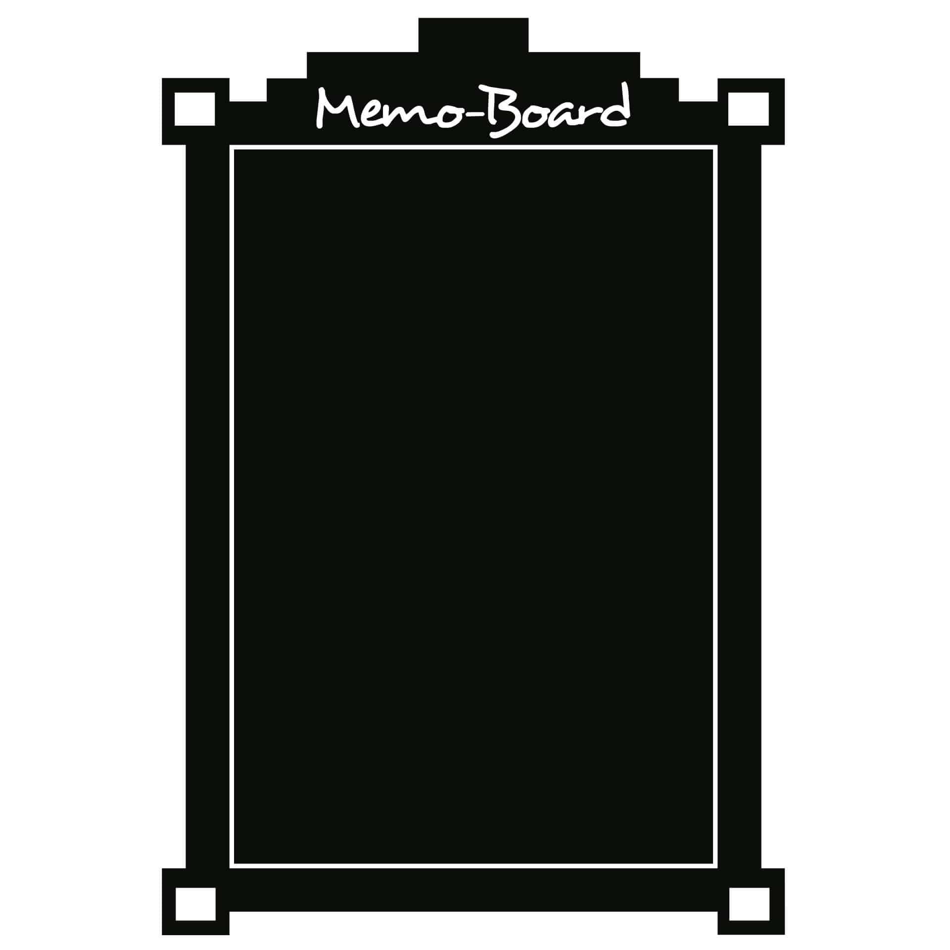 Wallsticker Tavle film - Memo