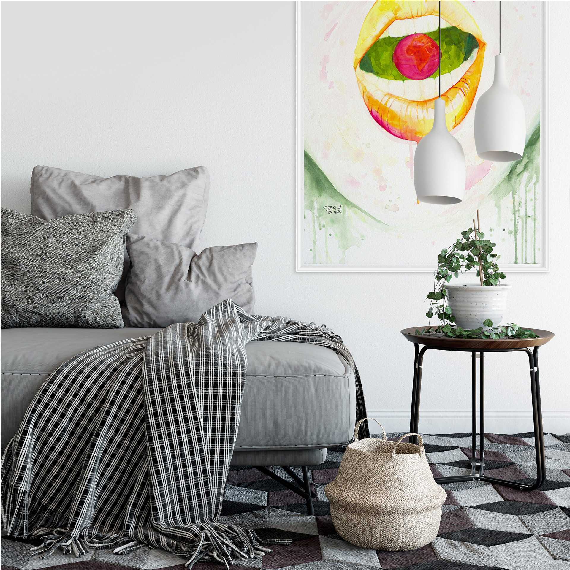 Wallprint Buttafly - Tasty World