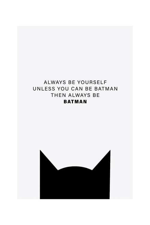 Plakat Finlay & Noa - Always be Batman, plakat (40 x 60 cm)