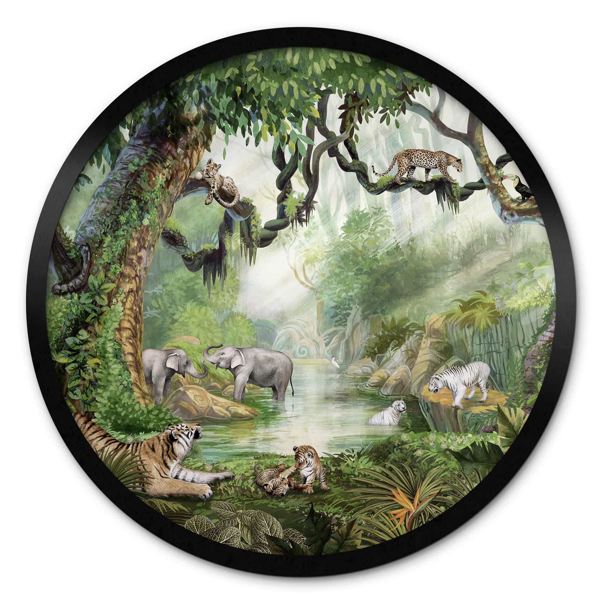 Poster rond Kikki Belle - Chats de la jungle