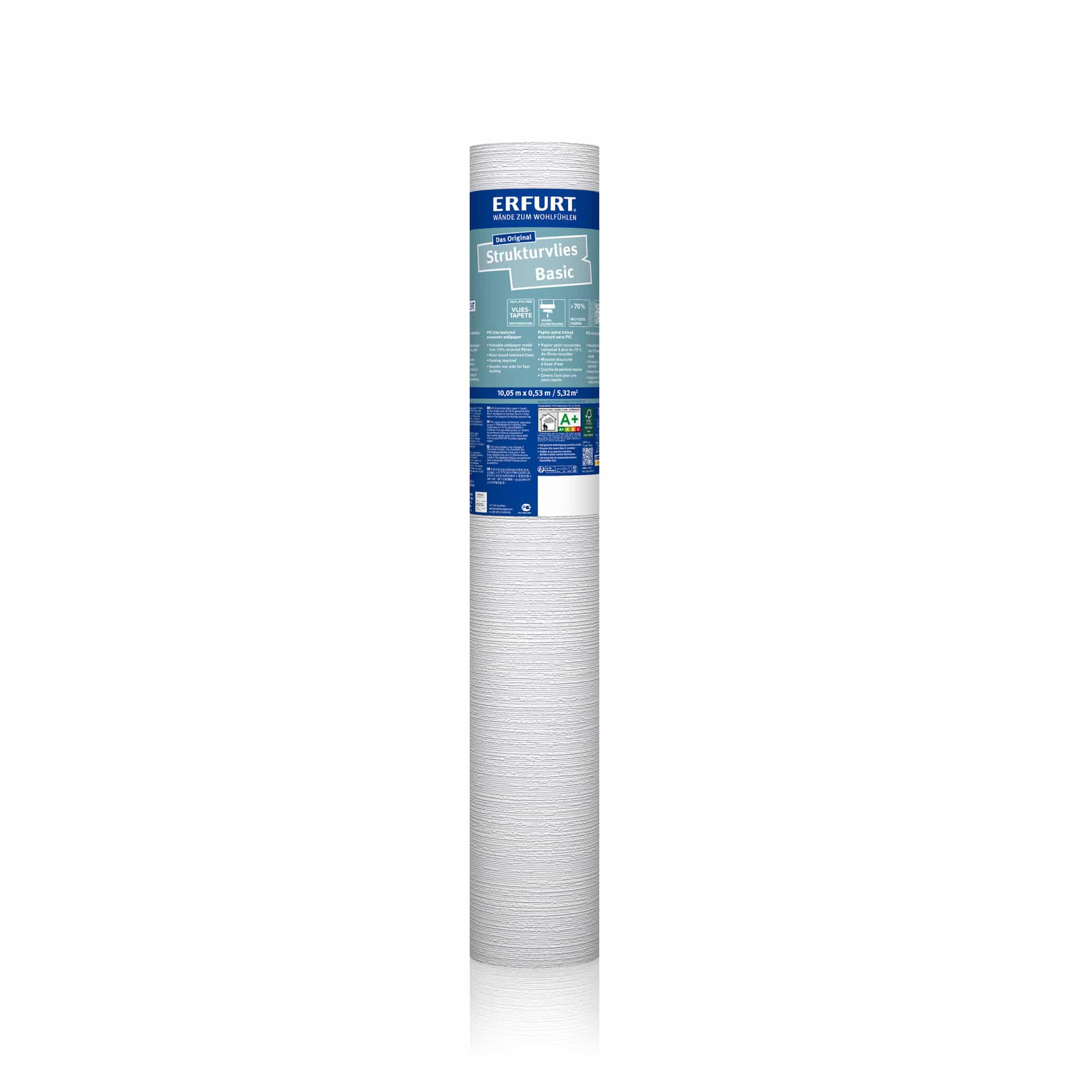 Erfurt Basic 402 tekstureret non-woven tapet