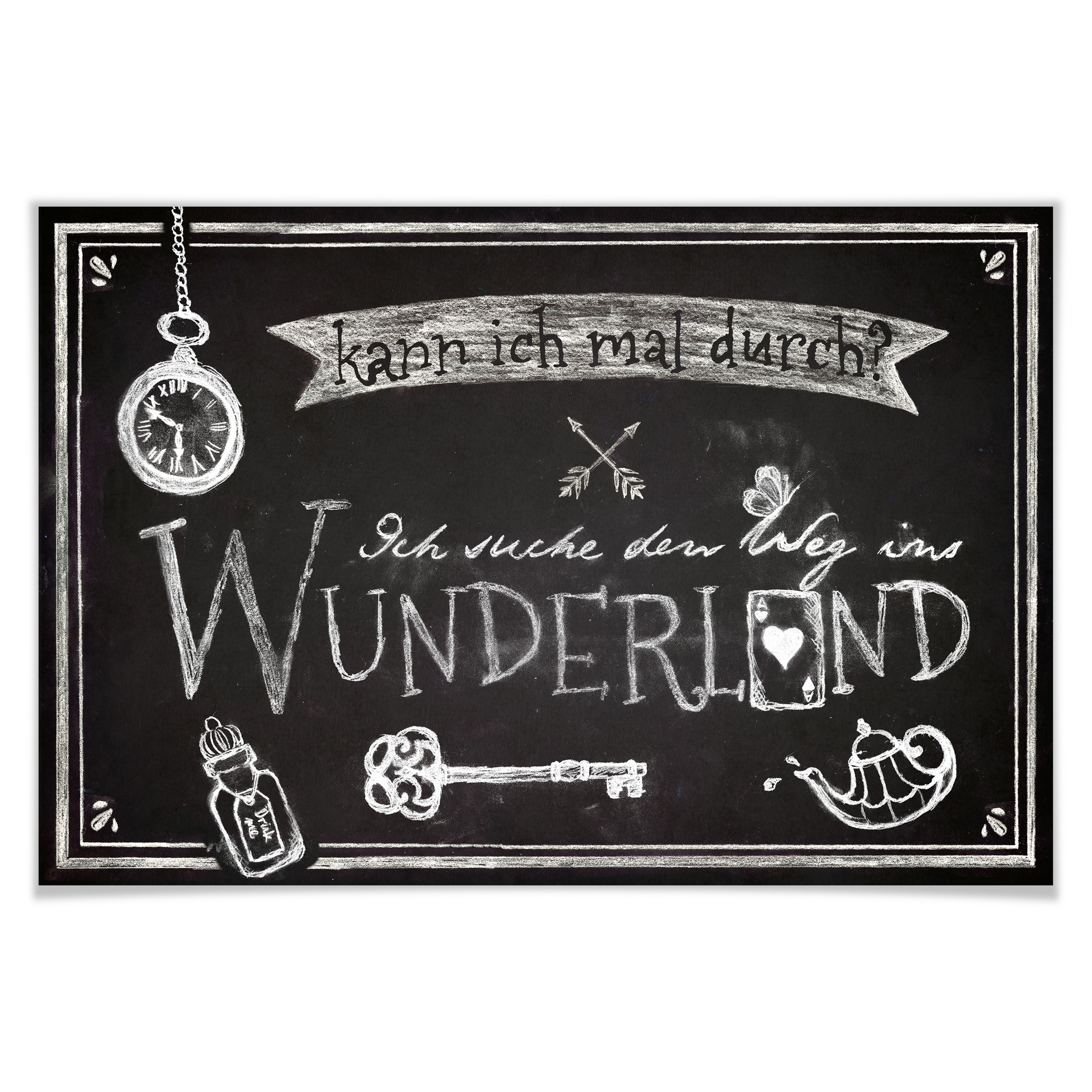 Poster Ich suche den Weg ins Wunderland