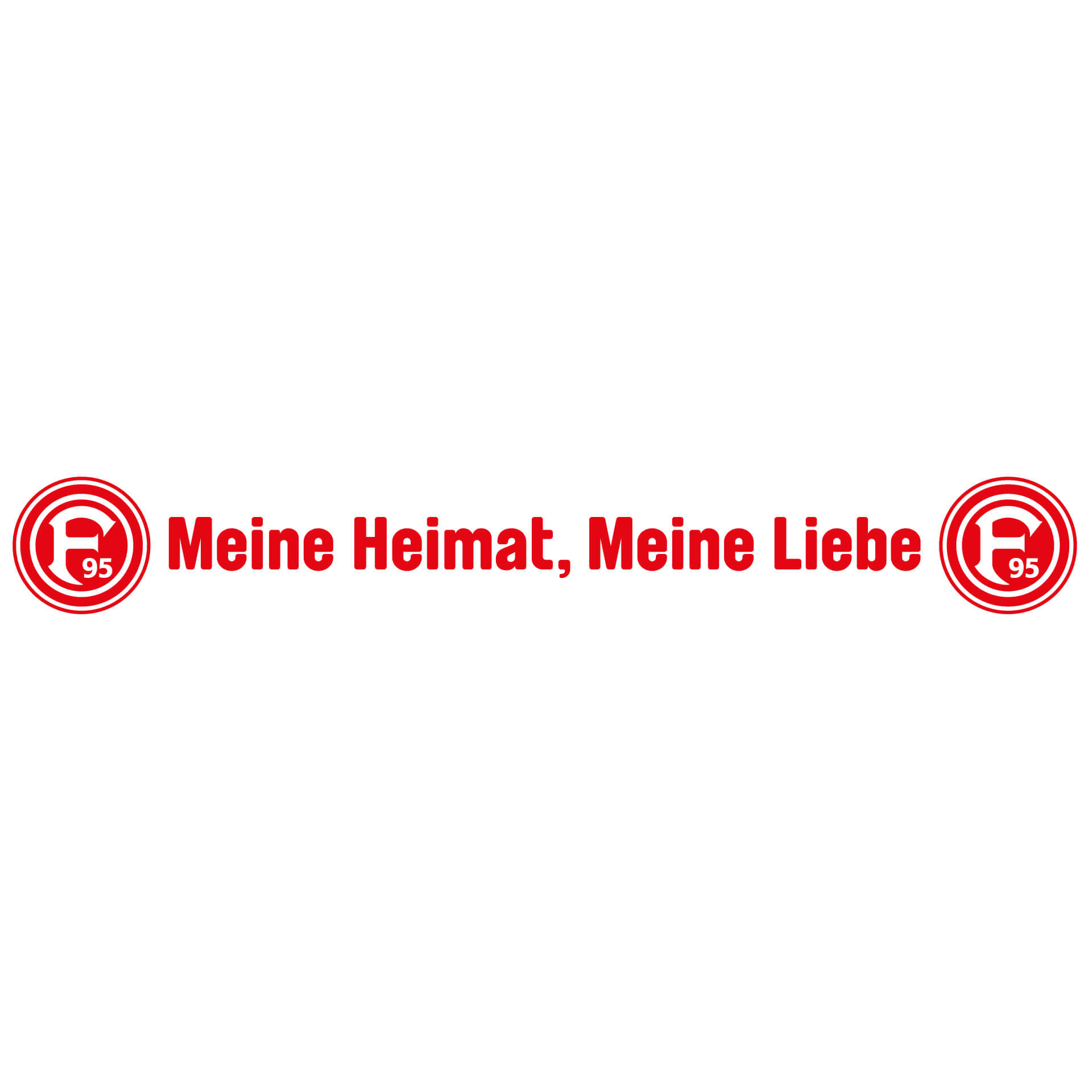 Wandtattoo Fortuna Düsseldorf Meine Heimat...