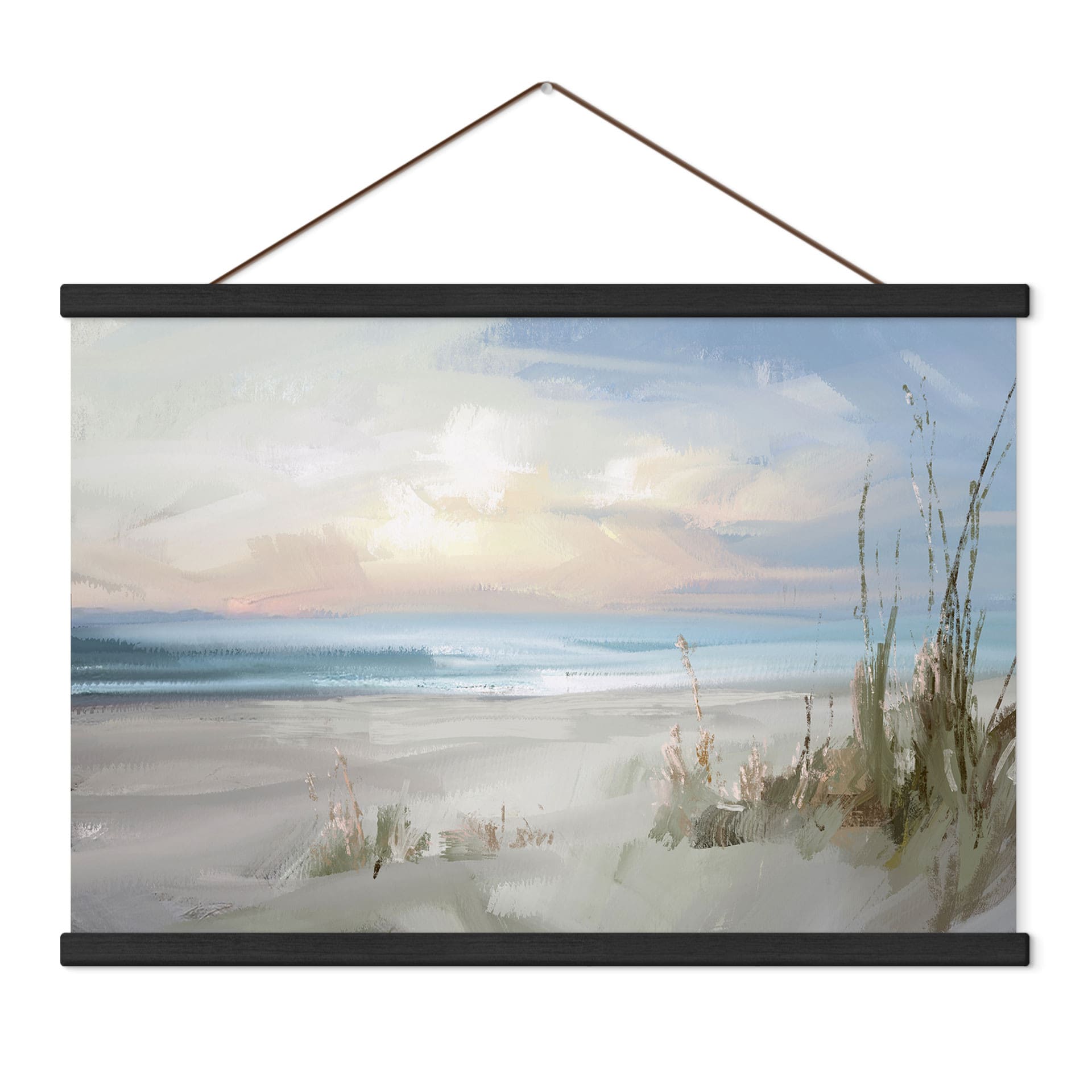 Tekstil plakat Rolig strand i pastelfarver - Cheney