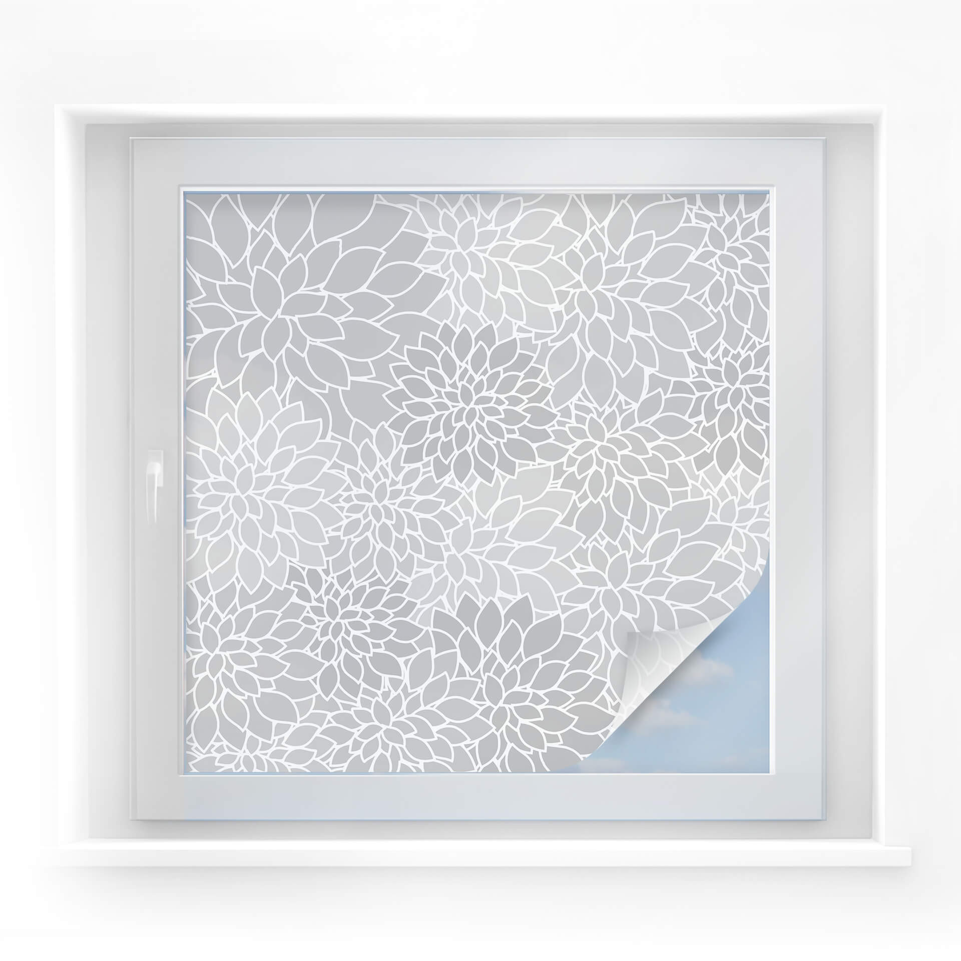 Raamfolie Mosaic Flower