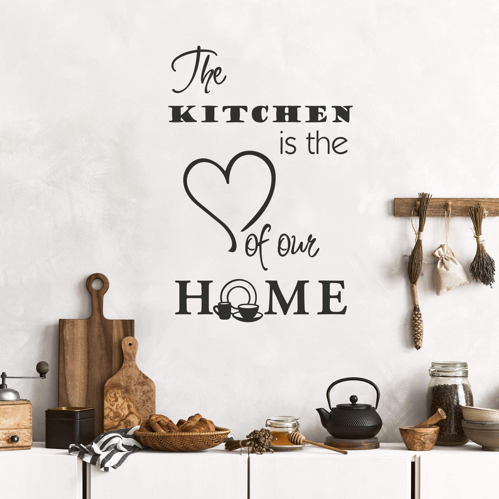 Wallsticker -  The kitchen is...