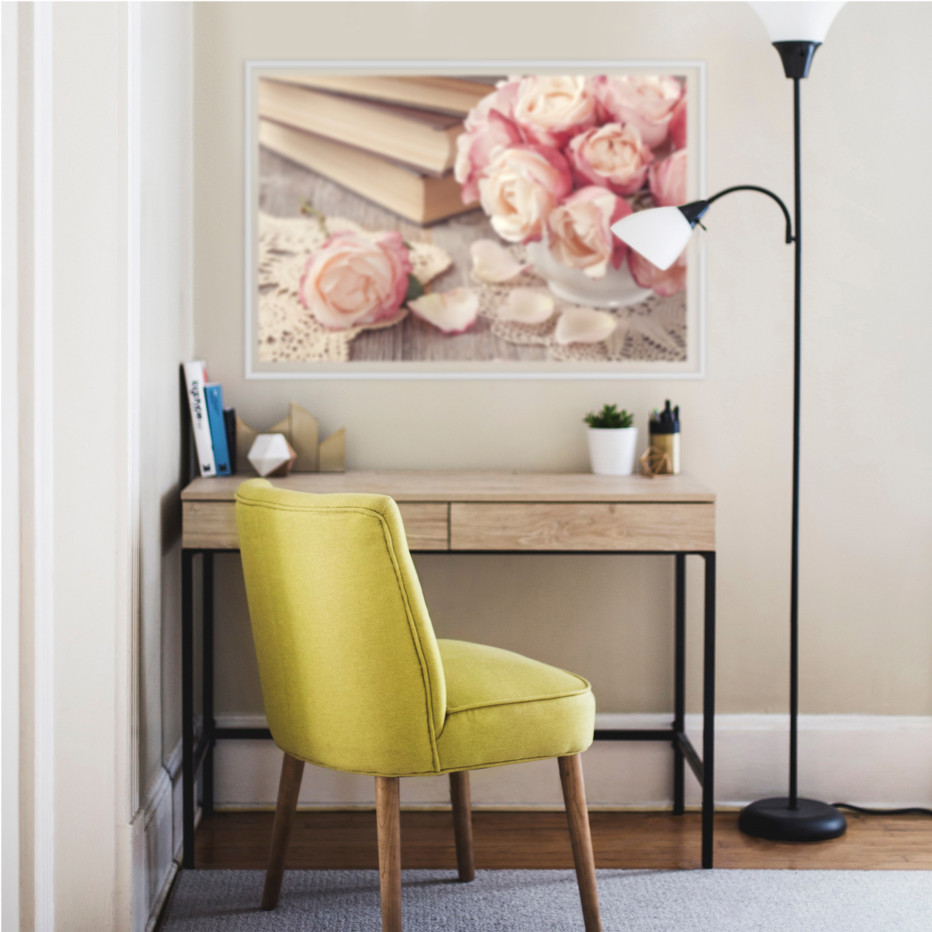 Wallprint W - Rosa Rosen
