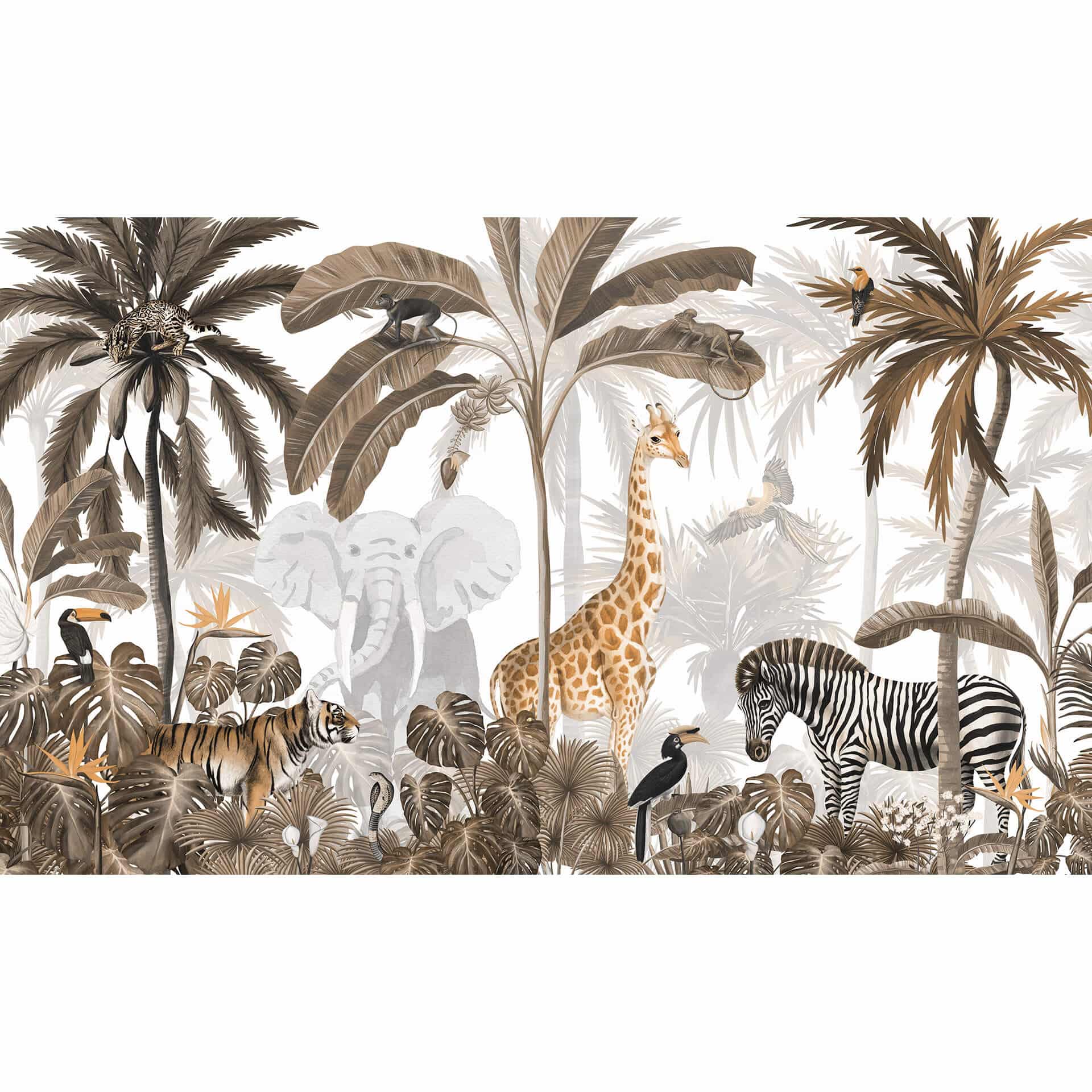 Fotobehang Kikki Belle - Jungle Jive
