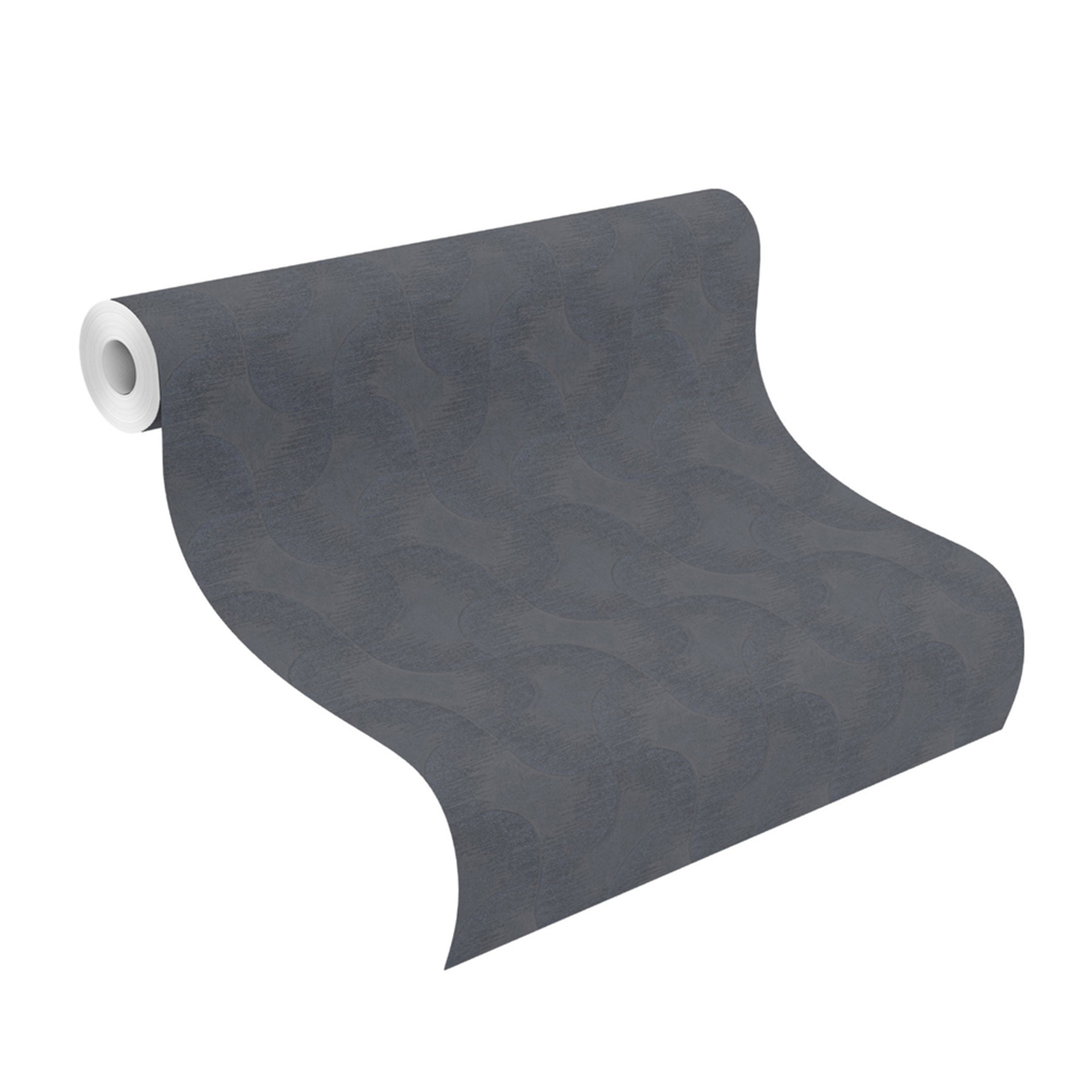 patroonbehang, vliesbehang Sky Lounge antraciet, zwart 10.00x1.06 m