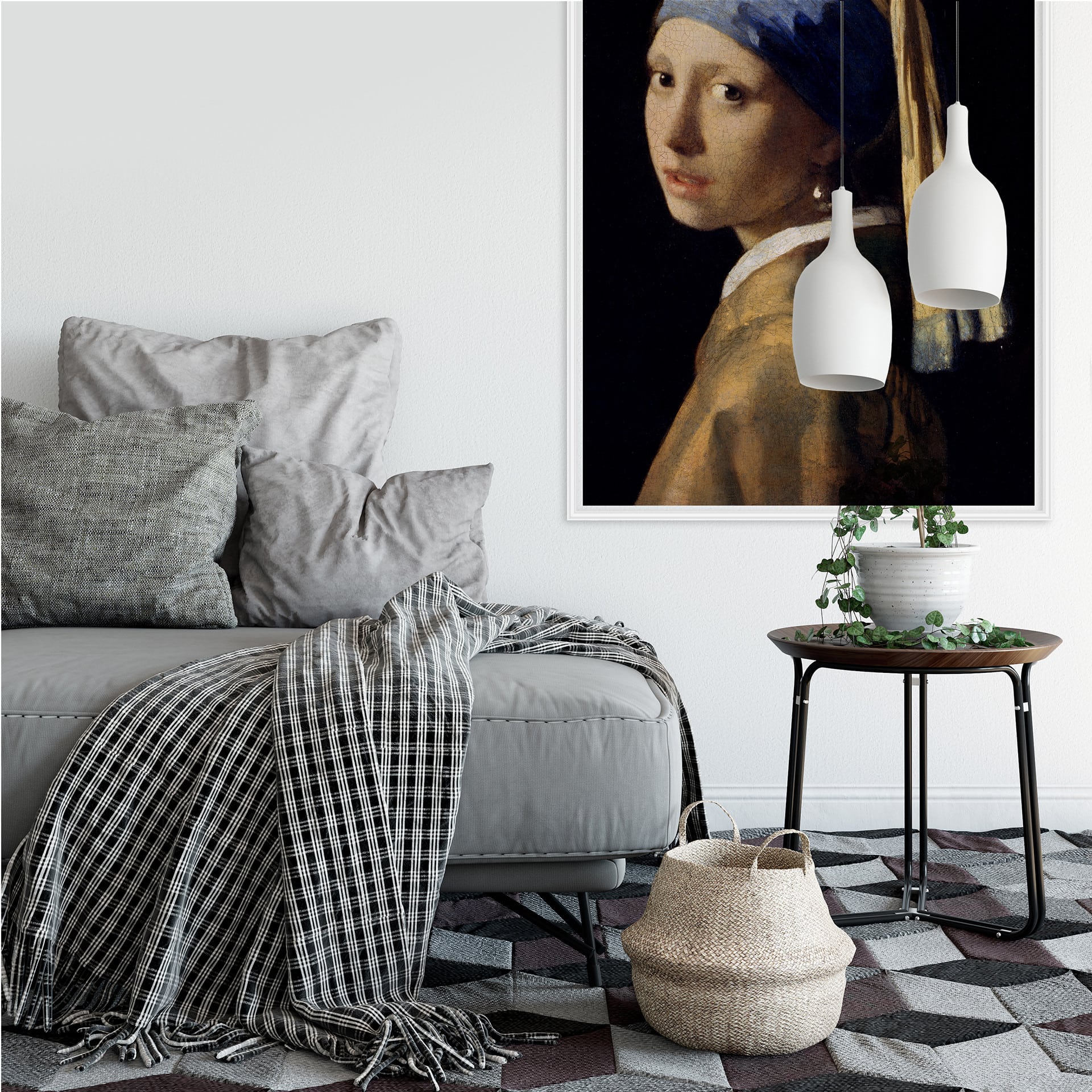 Wallprint Vermeer - Das Mädchen mit dem Perlenohrgehänge