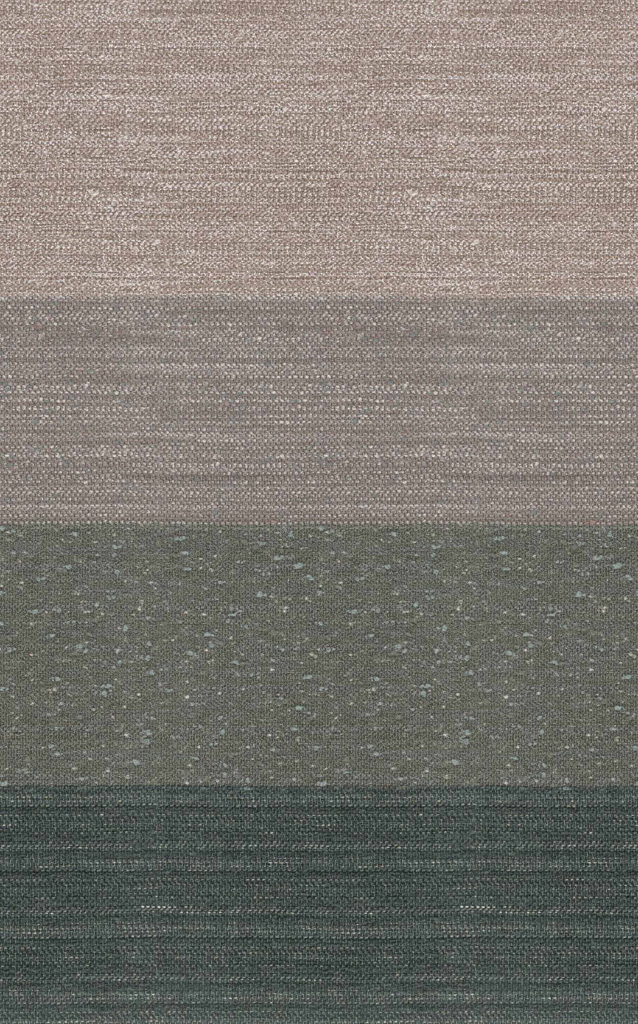 Papier peint photo motif Texture tissée dans les tons gris et vert de gris 3,4 x 2,12 m