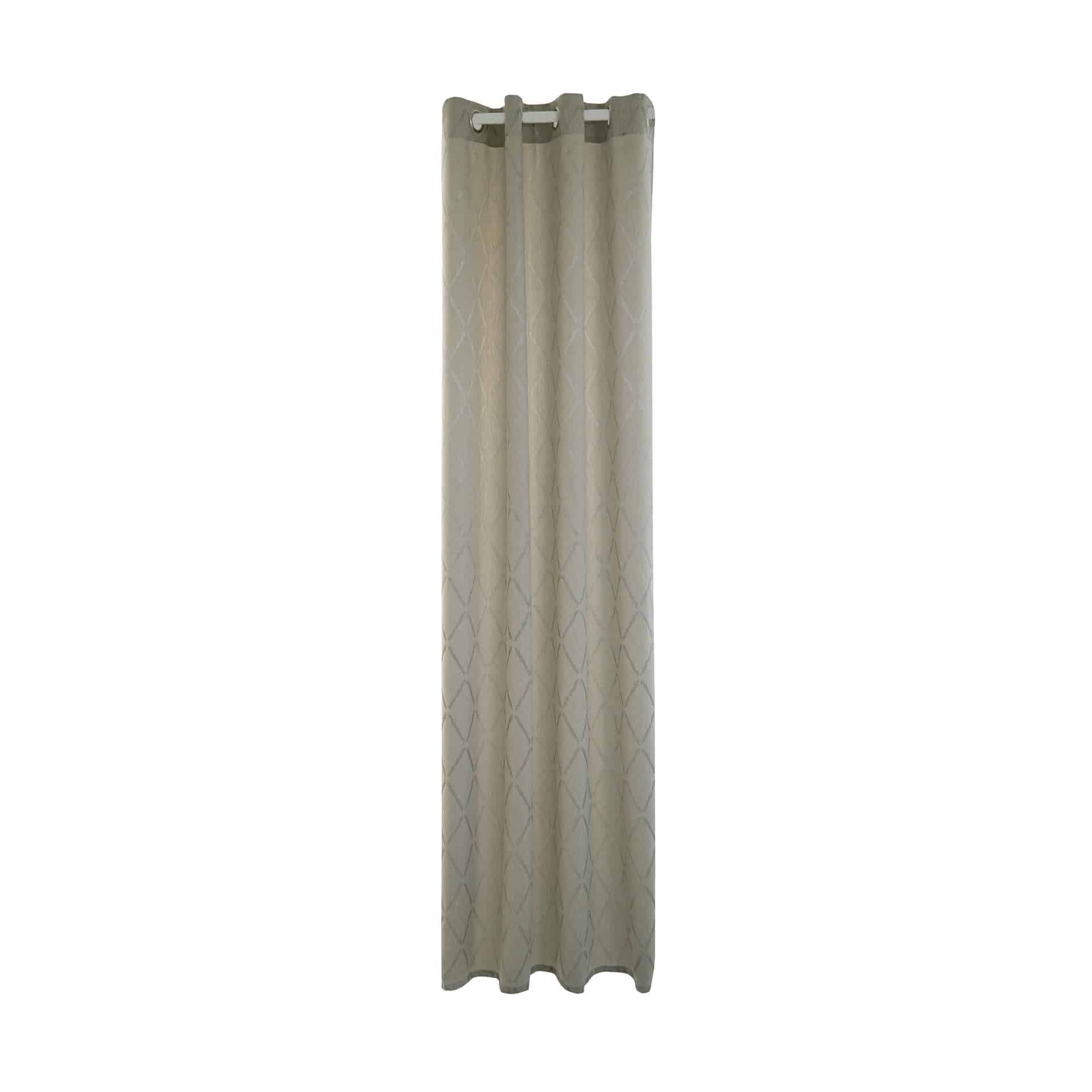 Homing Ösenschal Deron beige, silber -  2.45 x 1.4 m